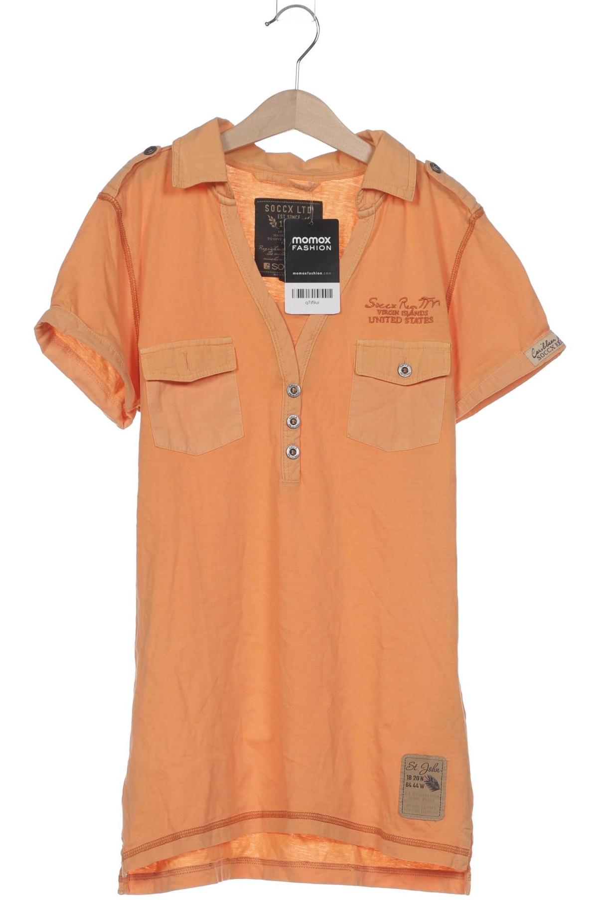 

Soccx Damen Poloshirt, orange, Gr. 36