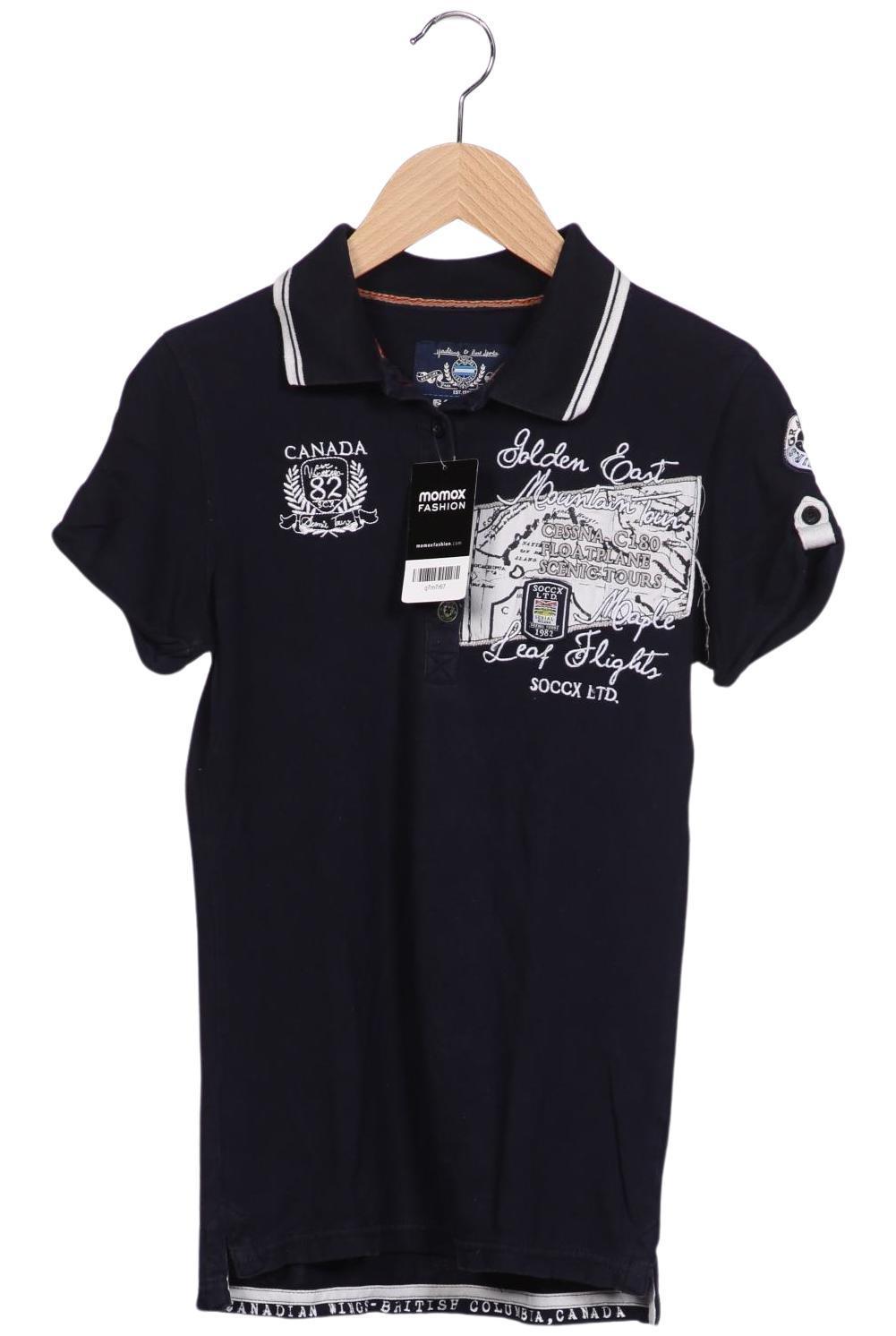 

Soccx Damen Poloshirt, marineblau, Gr. 34