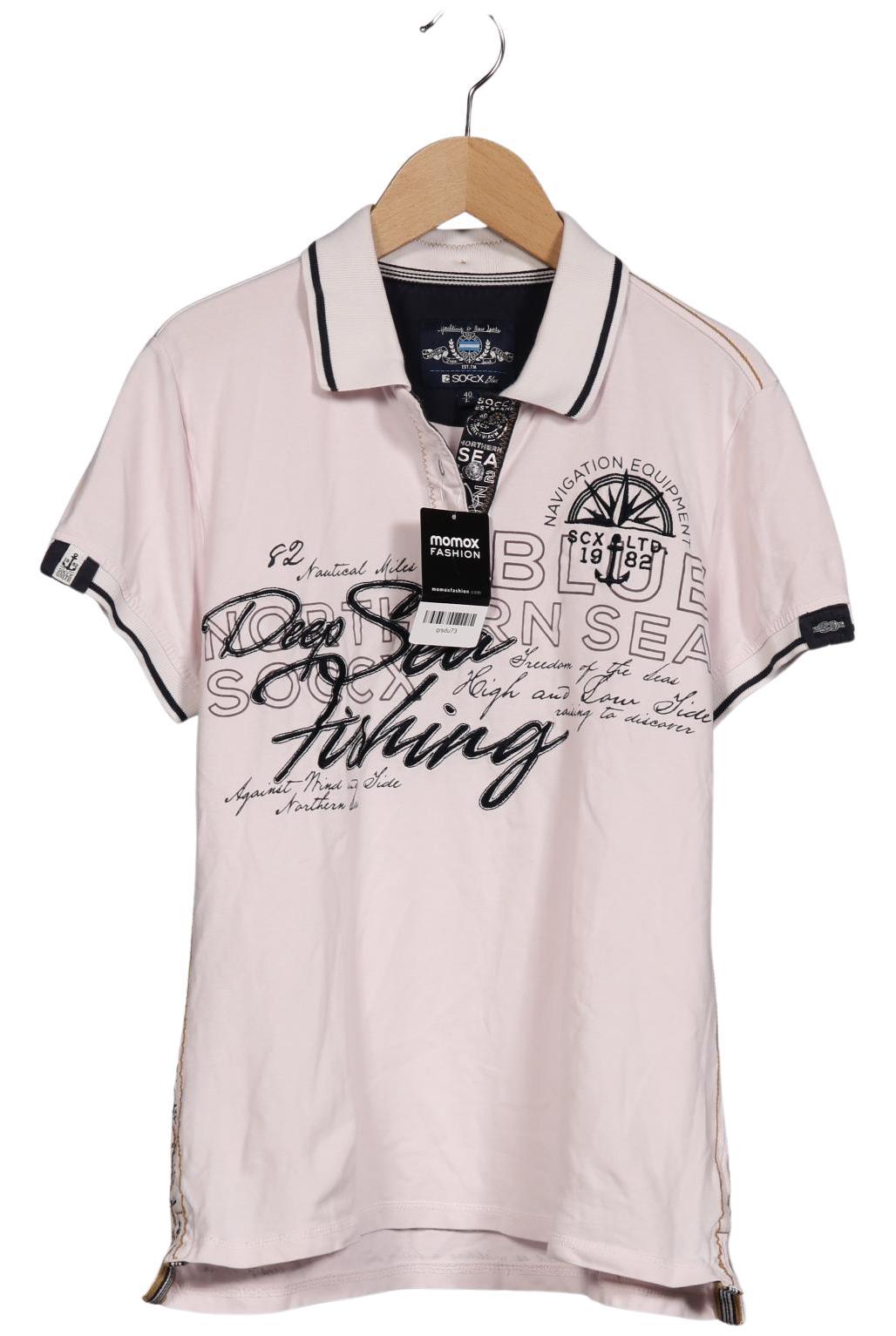 

Soccx Damen Poloshirt, pink, Gr. 40