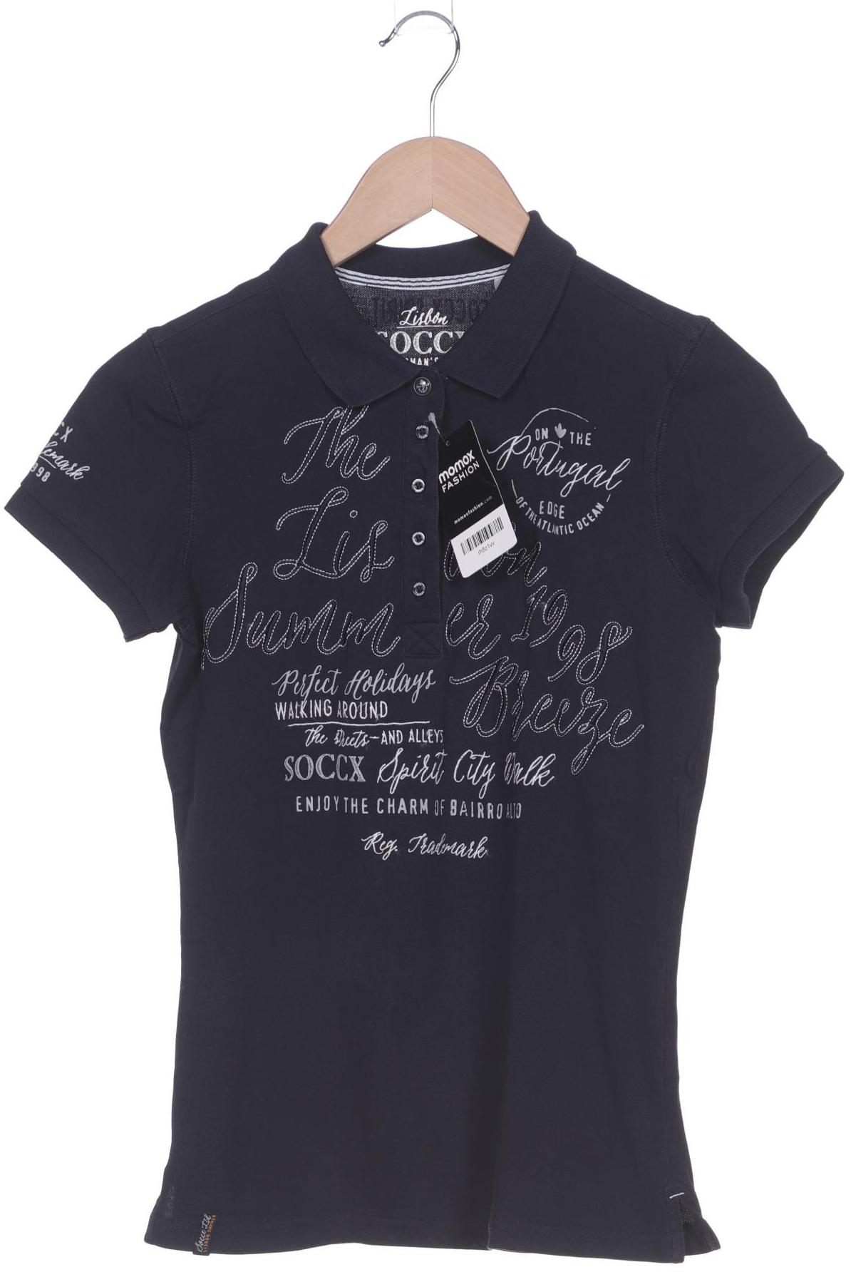 

Soccx Damen Poloshirt, marineblau, Gr. 36