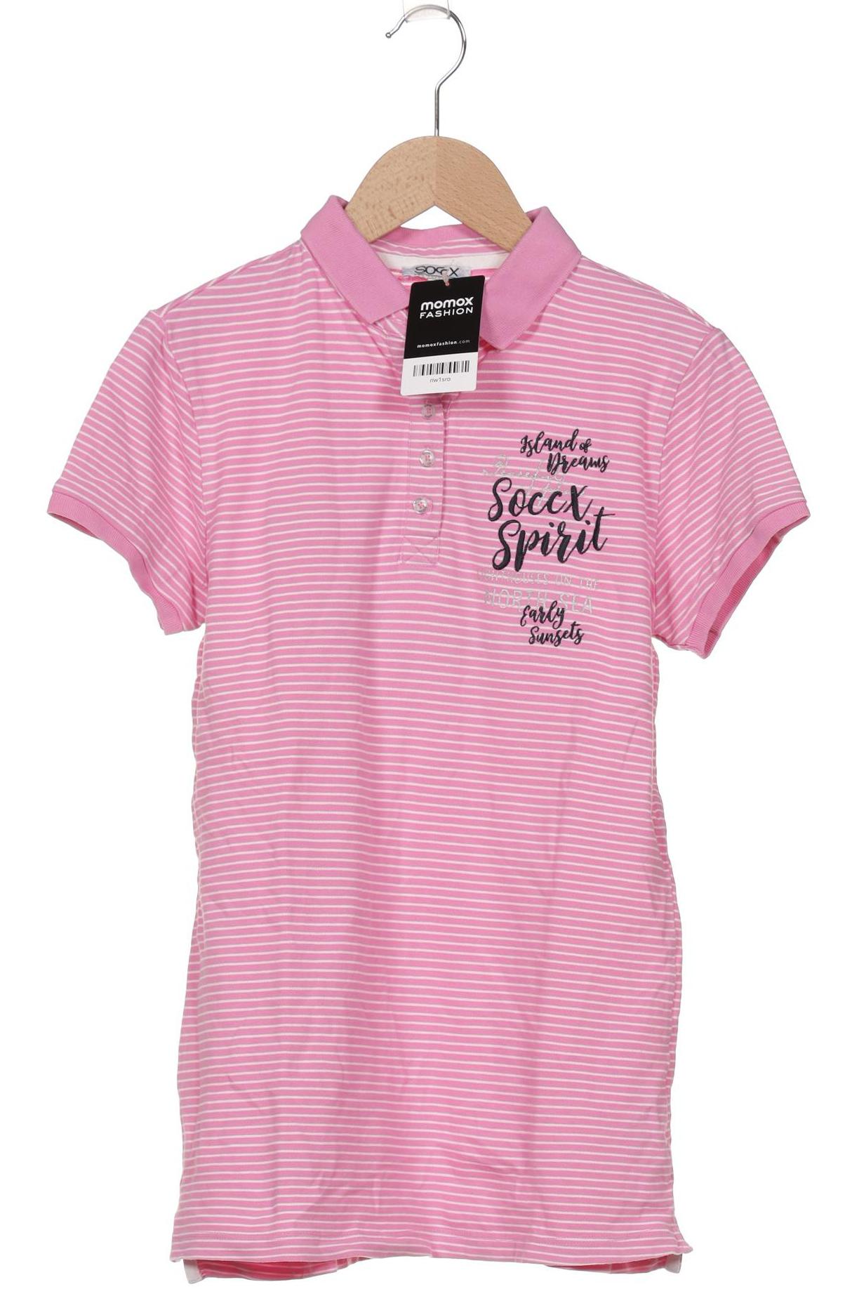 

Soccx Damen Poloshirt, pink, Gr. 38