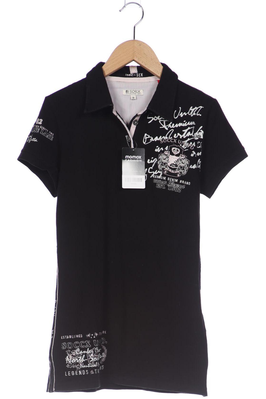 

Soccx Damen Poloshirt, schwarz, Gr. 38