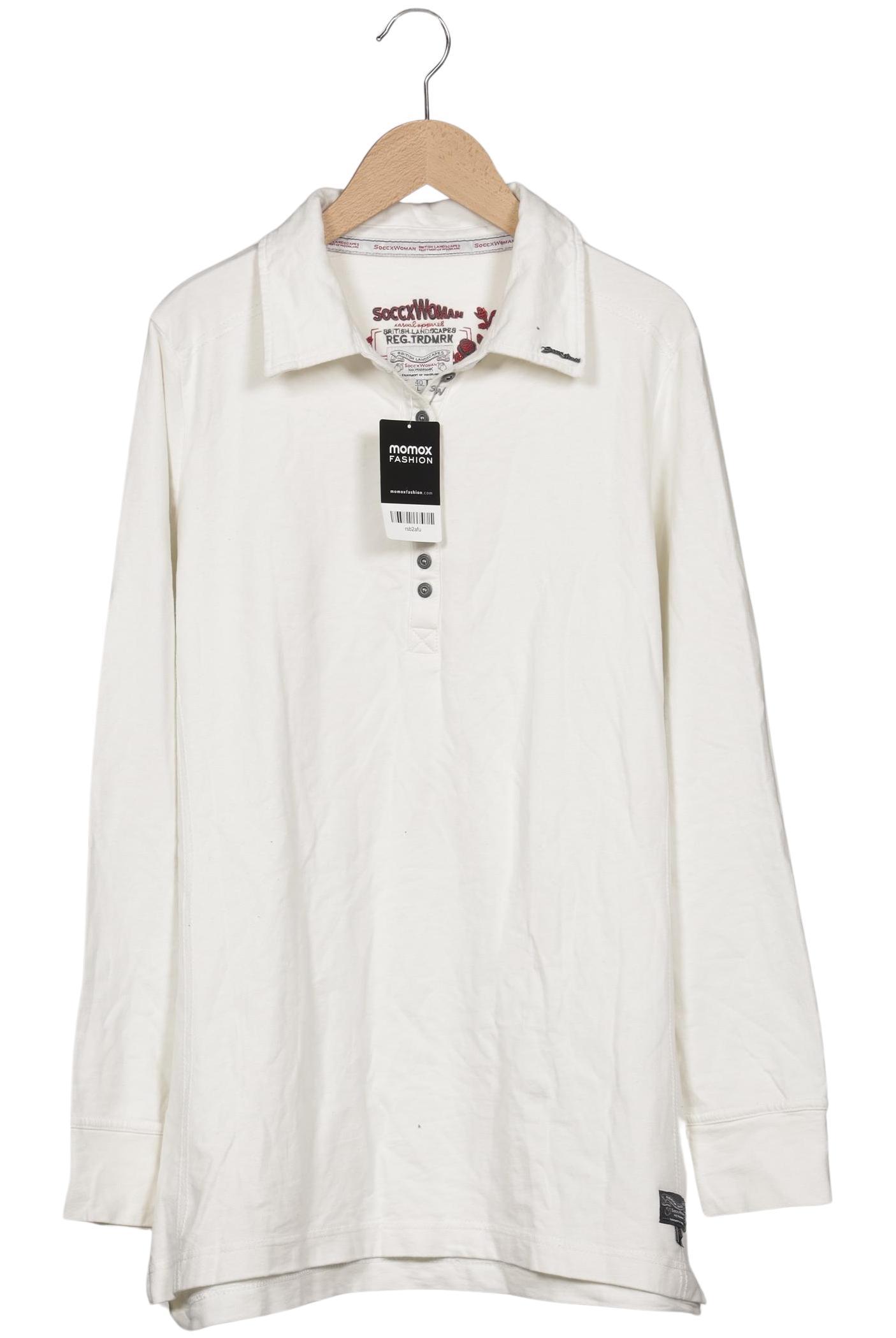 

Soccx Damen Poloshirt, weiß, Gr. 40