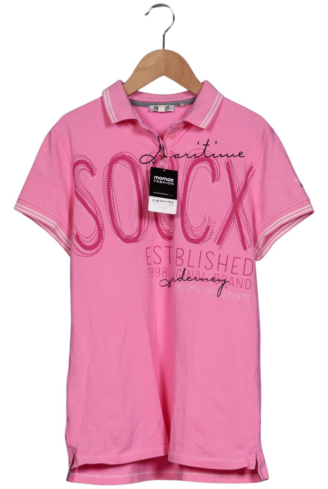 

Soccx Damen Poloshirt, pink, Gr. 40
