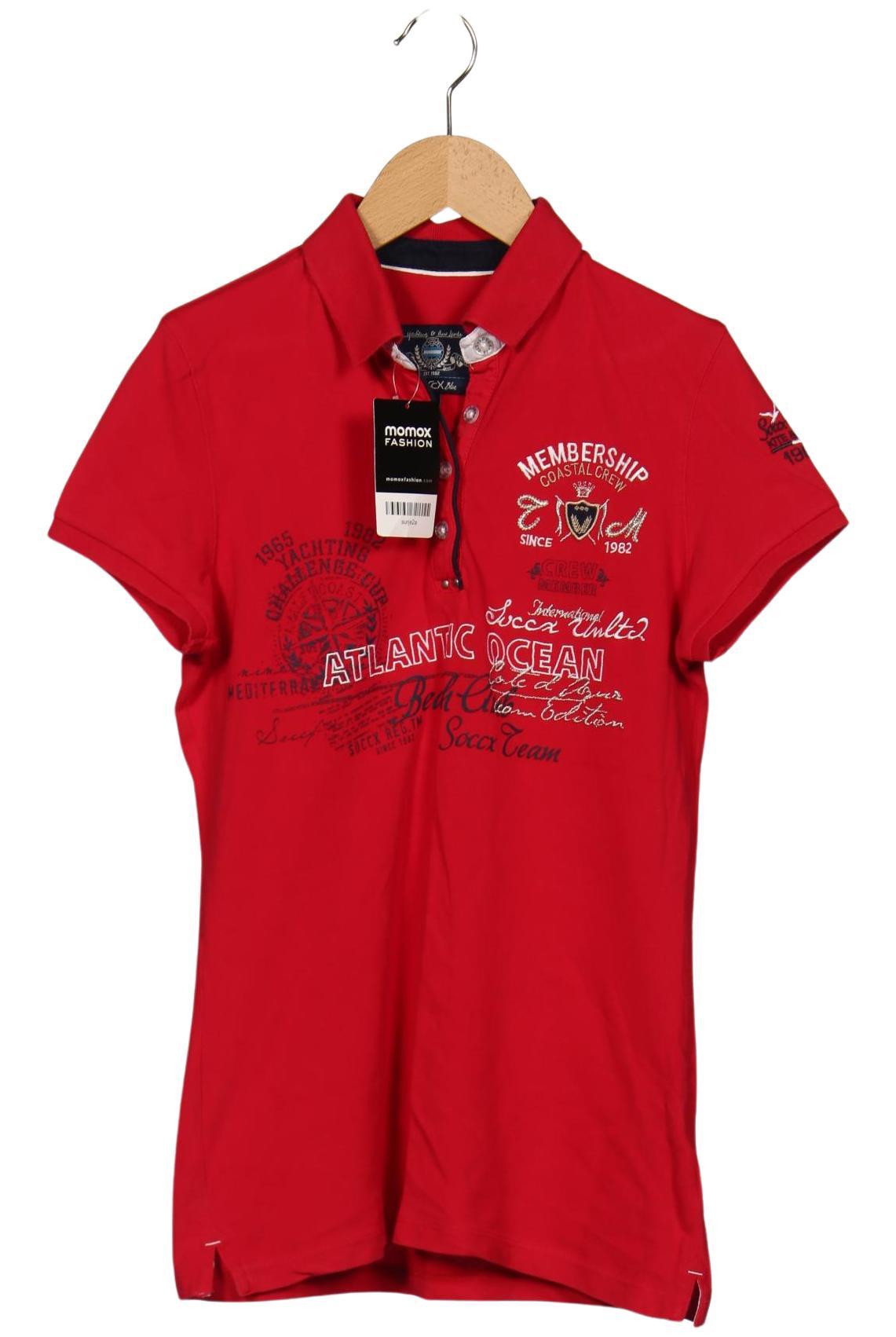 

Soccx Damen Poloshirt, rot, Gr. 36