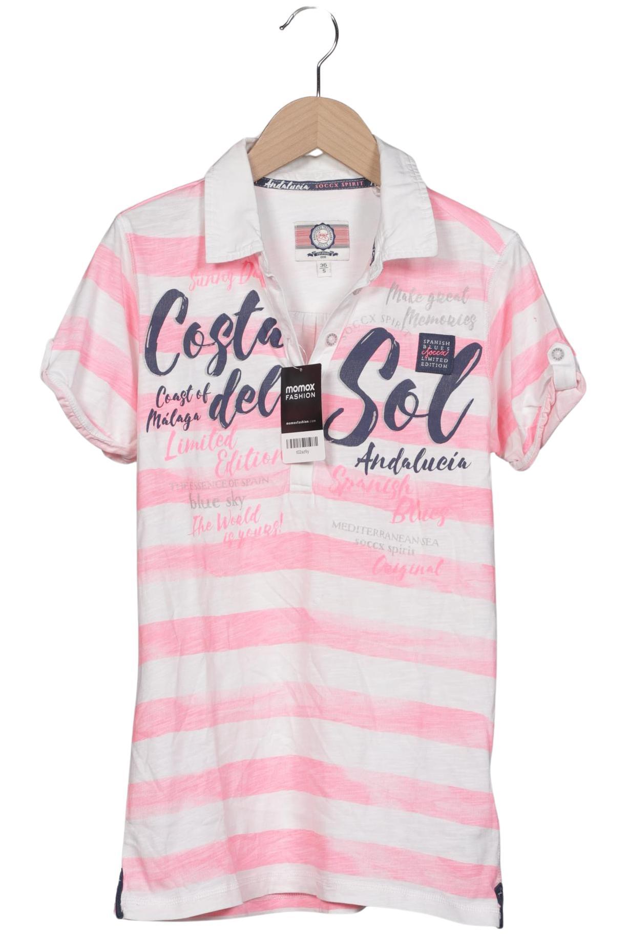 

Soccx Damen Poloshirt, mehrfarbig, Gr. 36