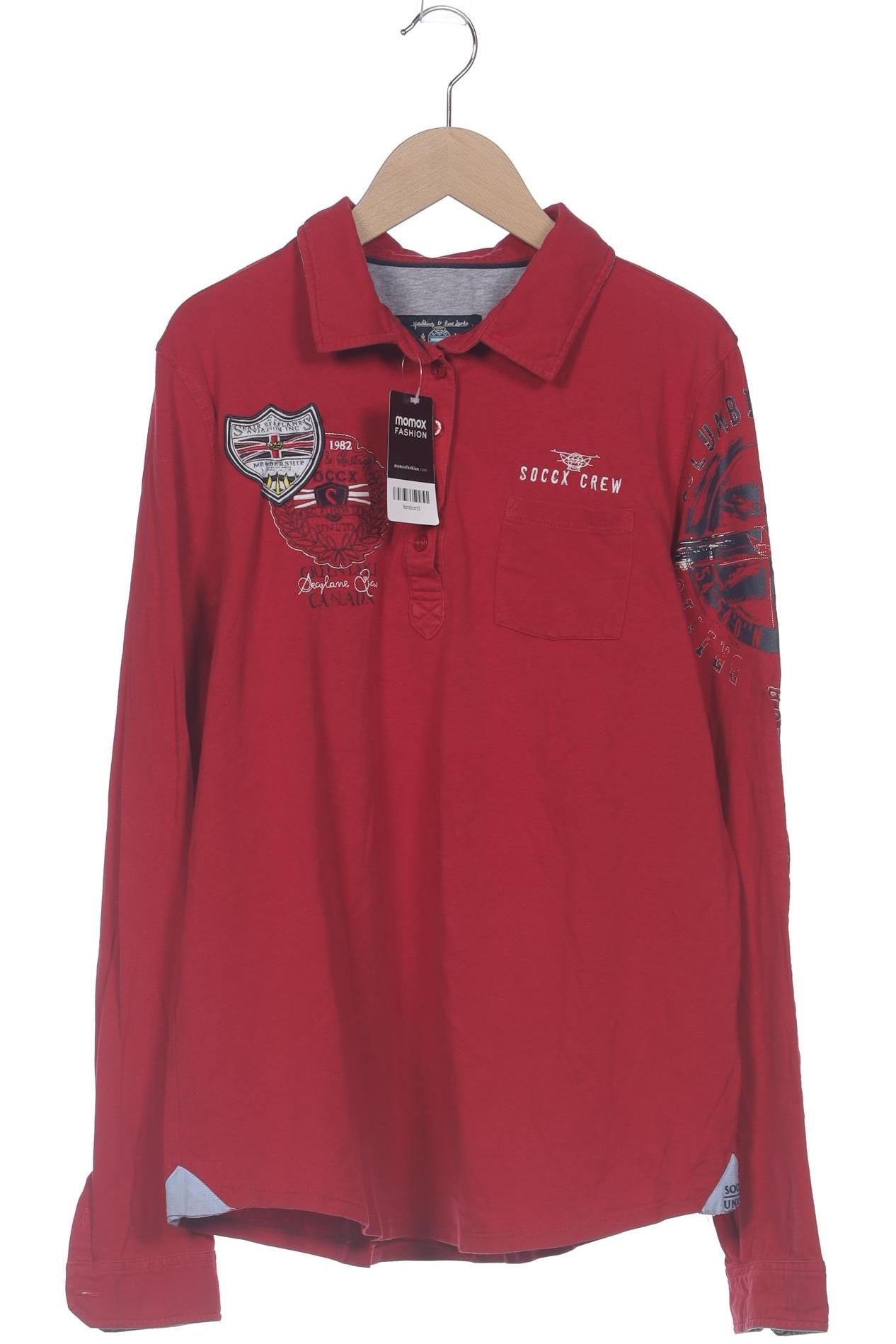 

Soccx Damen Poloshirt, rot, Gr. 44
