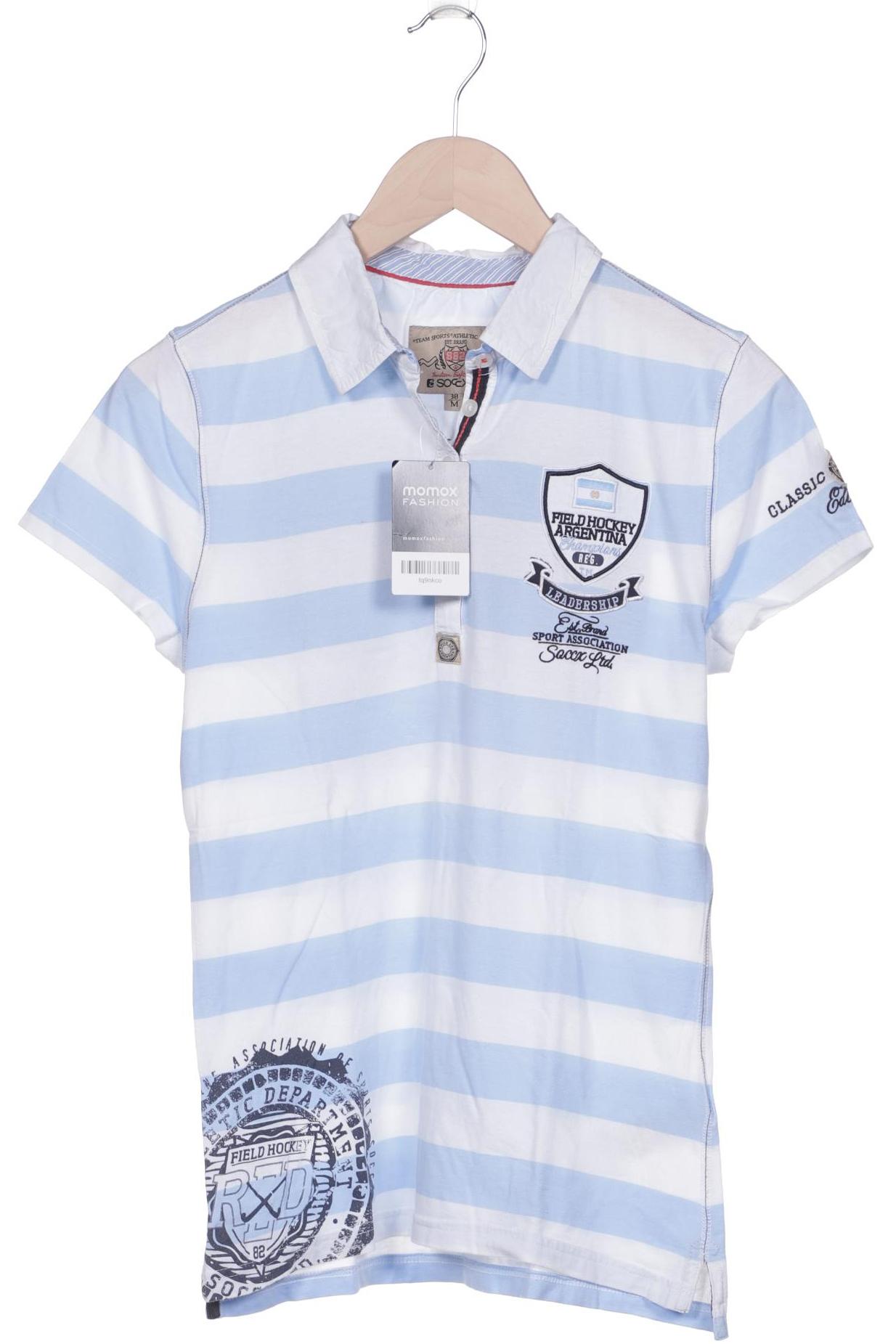 

SOCCX Damen Poloshirt, weiß