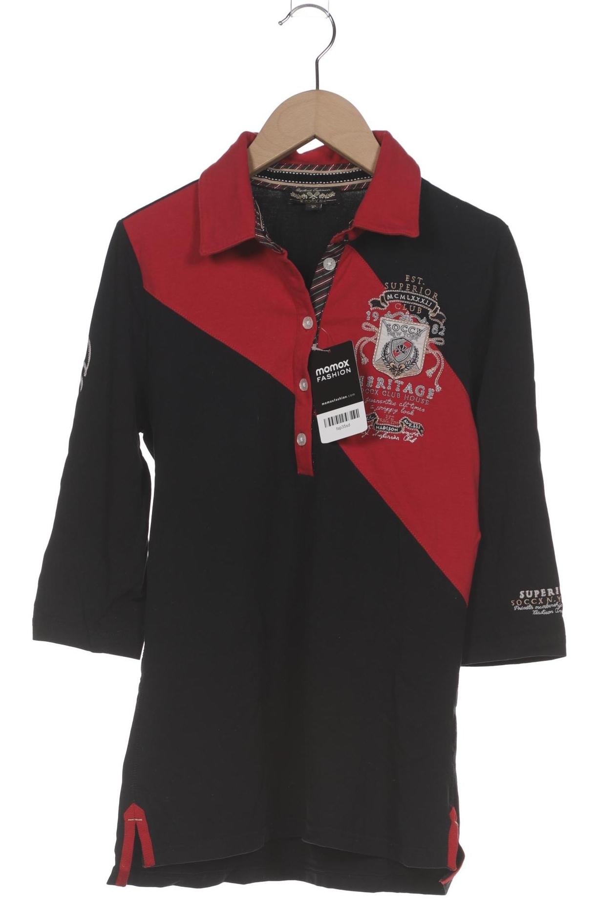 

Soccx Damen Poloshirt, schwarz, Gr. 36