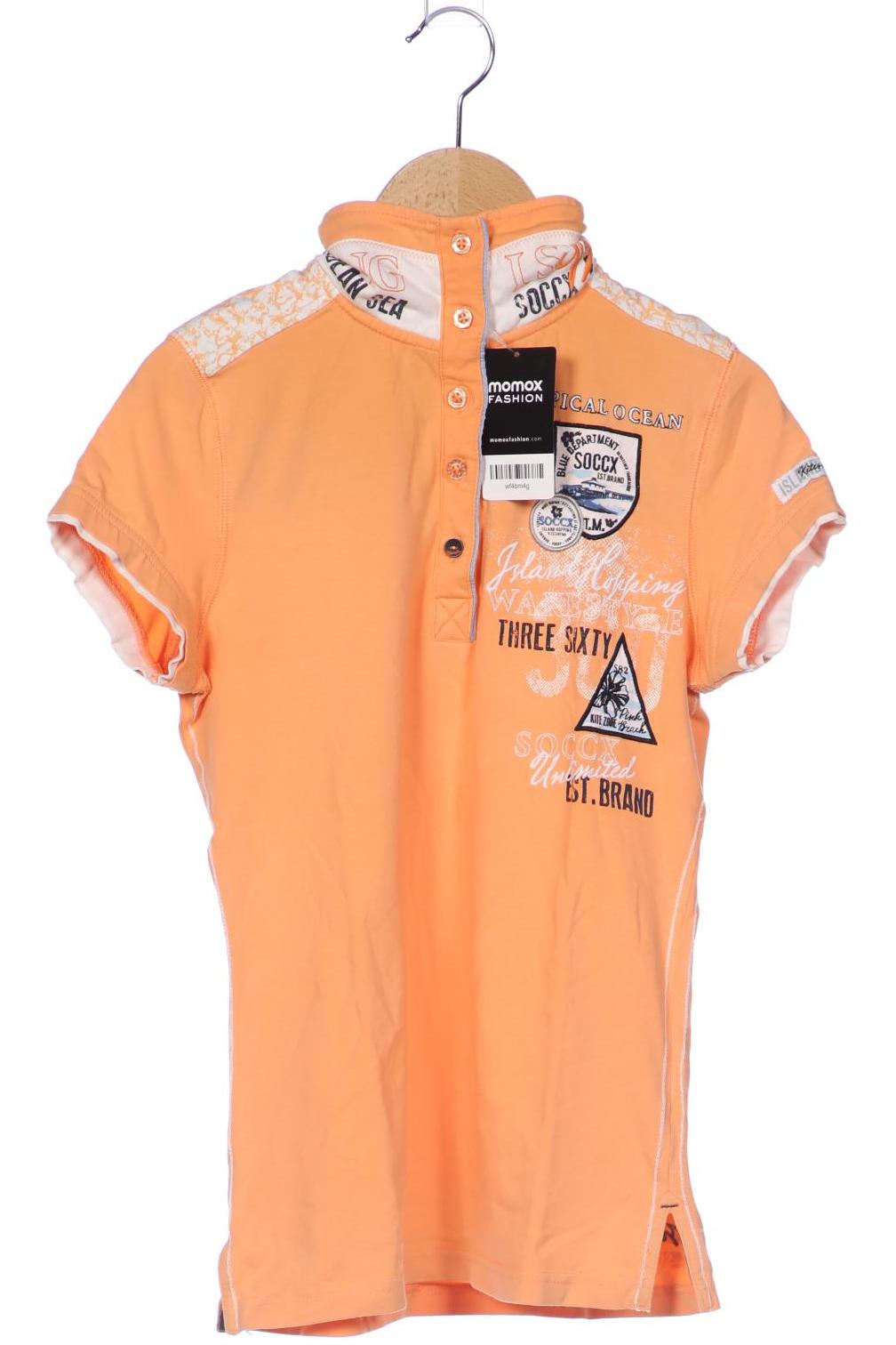

Soccx Damen Poloshirt, orange, Gr. 34