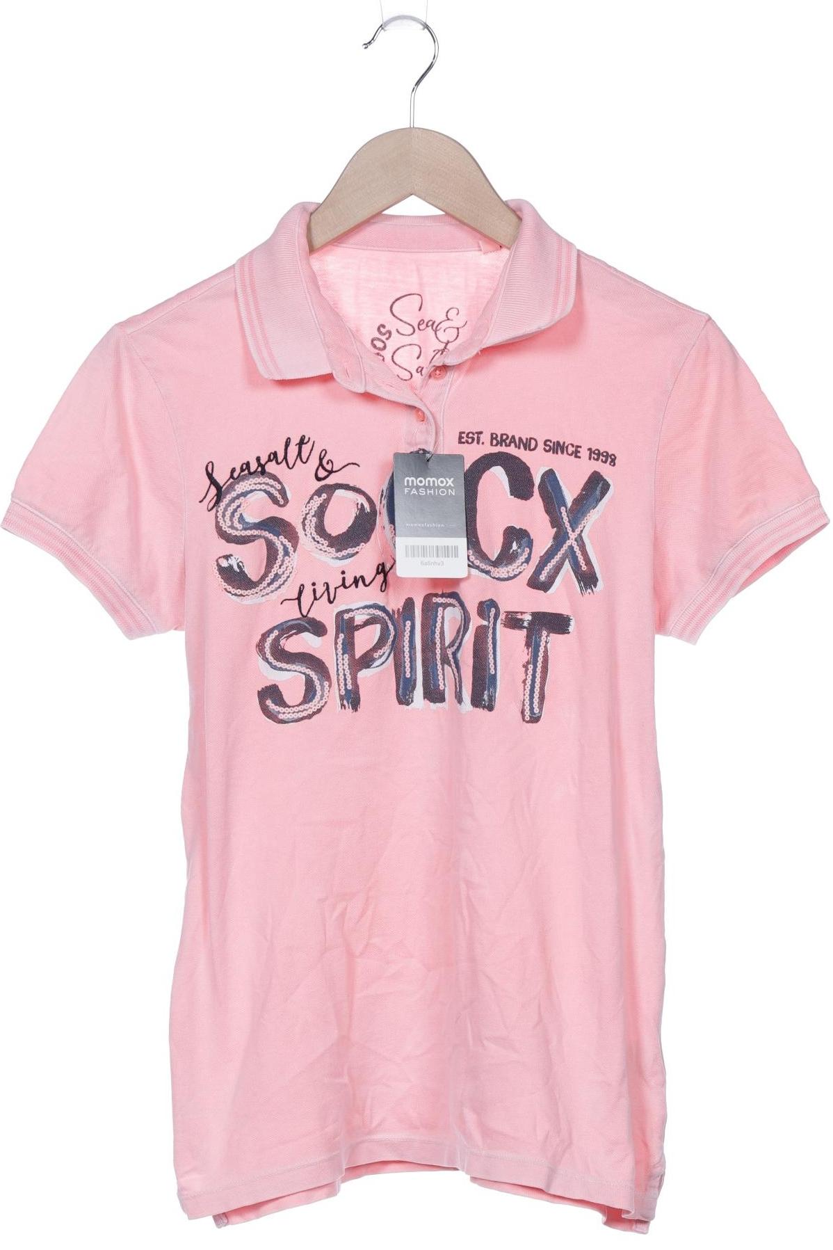 

Soccx Damen Poloshirt, pink, Gr. 38