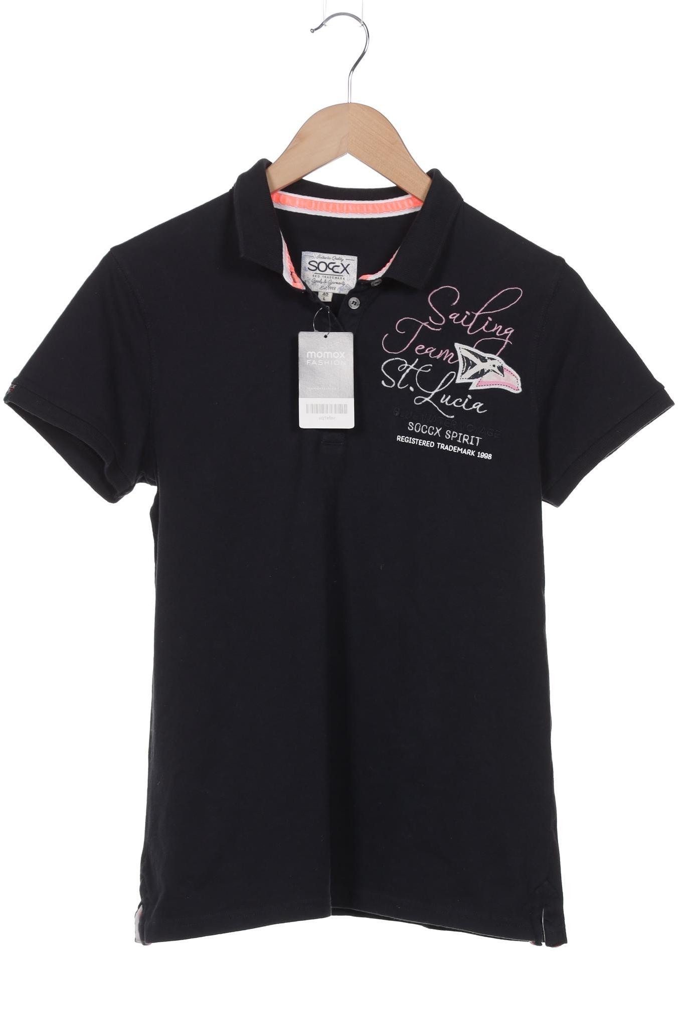

Soccx Damen Poloshirt, marineblau, Gr. 40