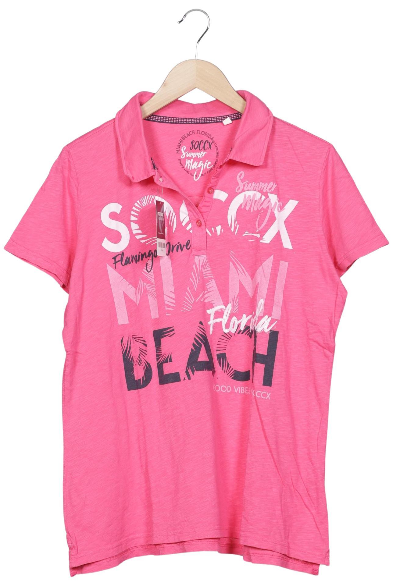 

Soccx Damen Poloshirt, pink, Gr. 44