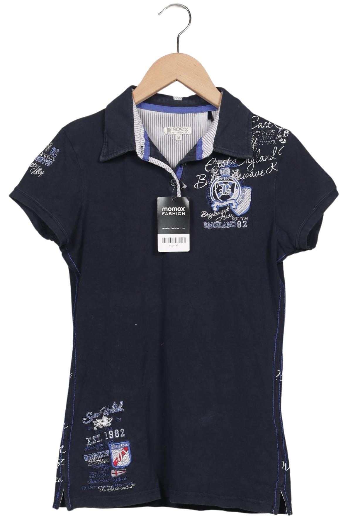 

Soccx Damen Poloshirt, marineblau, Gr. 38