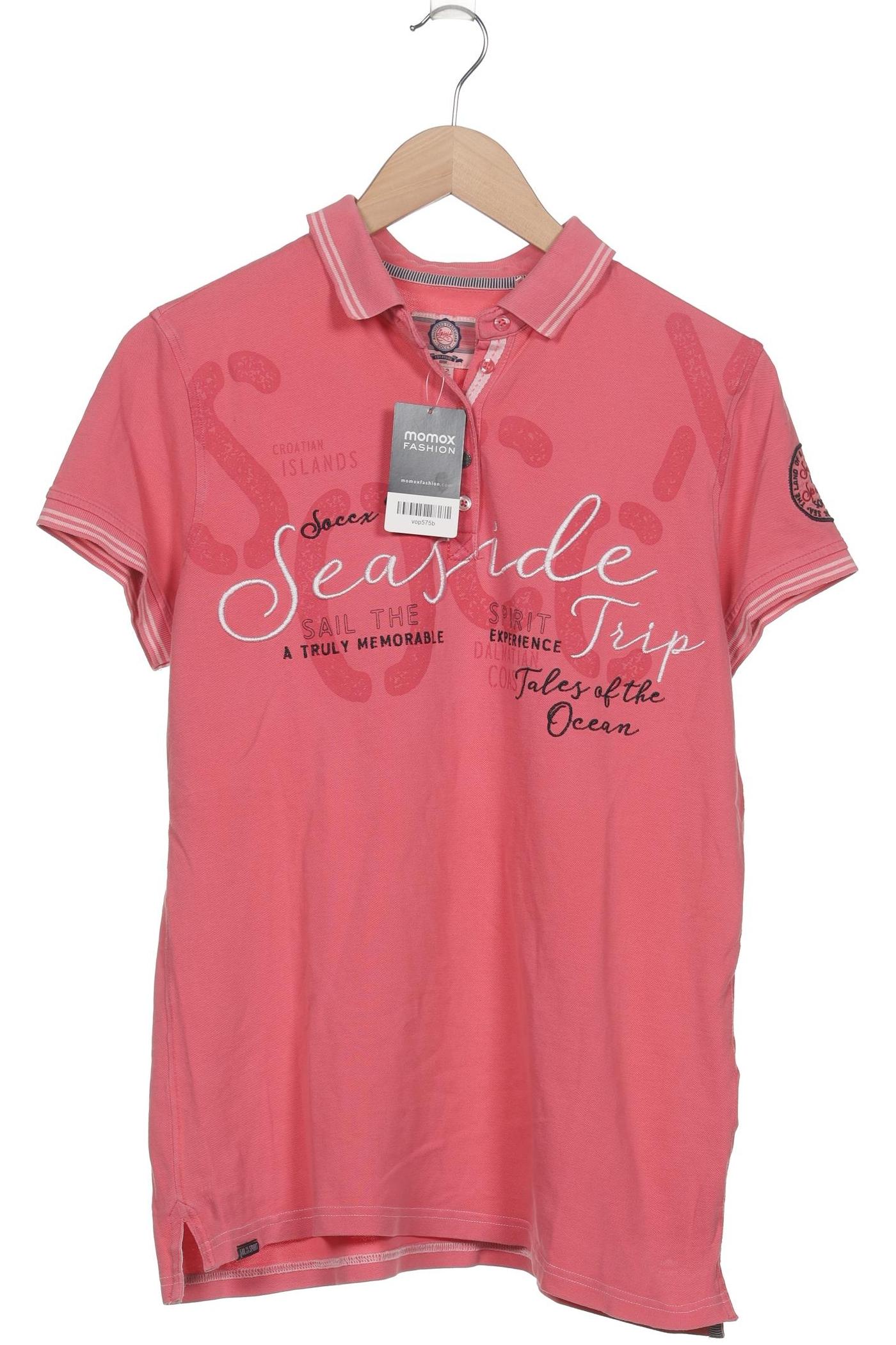 

Soccx Damen Poloshirt, pink, Gr. 42
