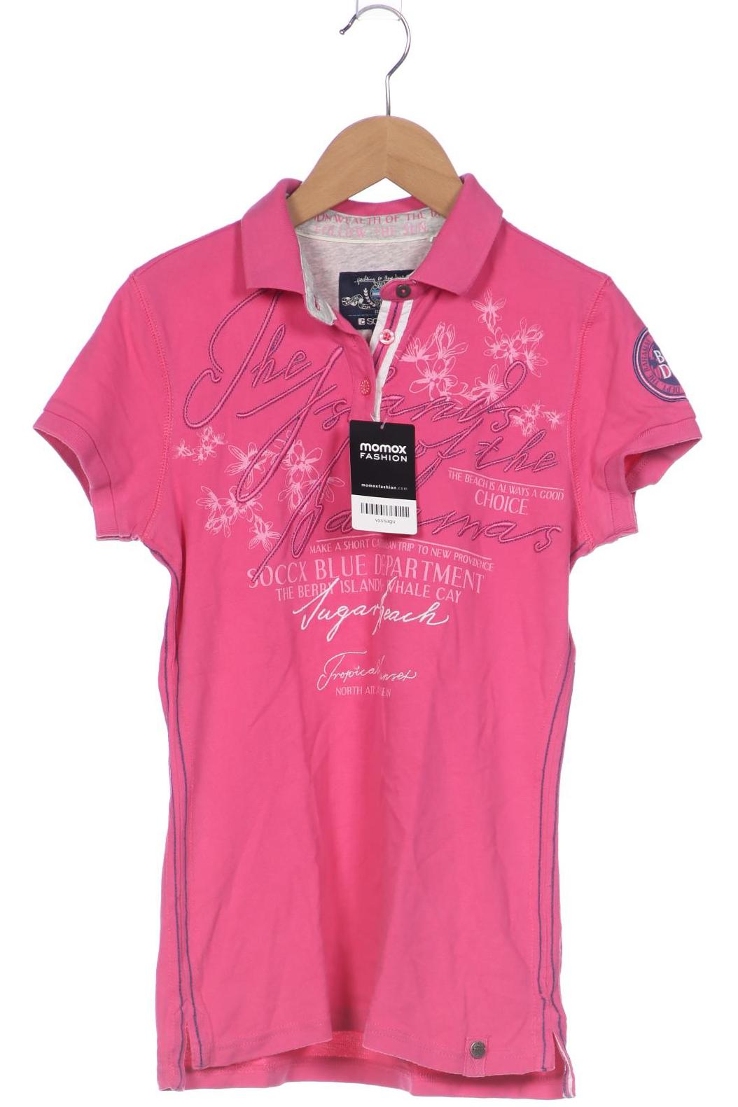 

Soccx Damen Poloshirt, pink, Gr. 34