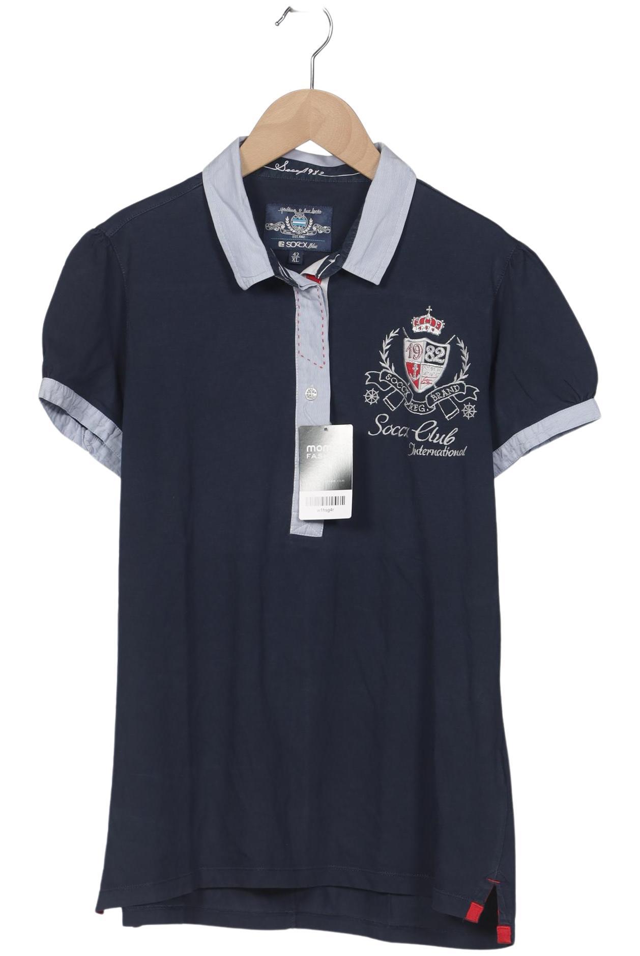 

Soccx Damen Poloshirt, marineblau, Gr. 42