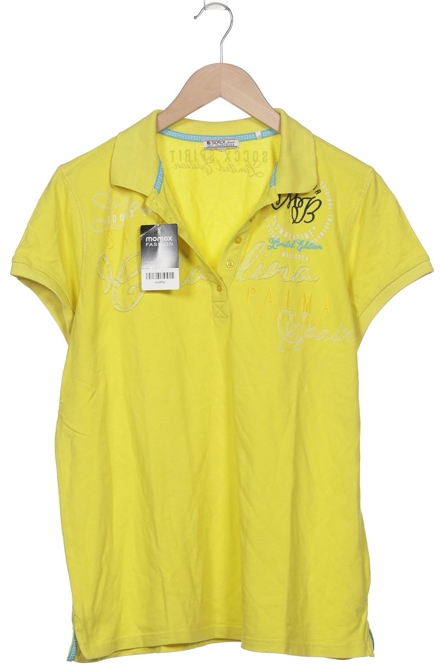

Soccx Damen Poloshirt, gelb, Gr. 44