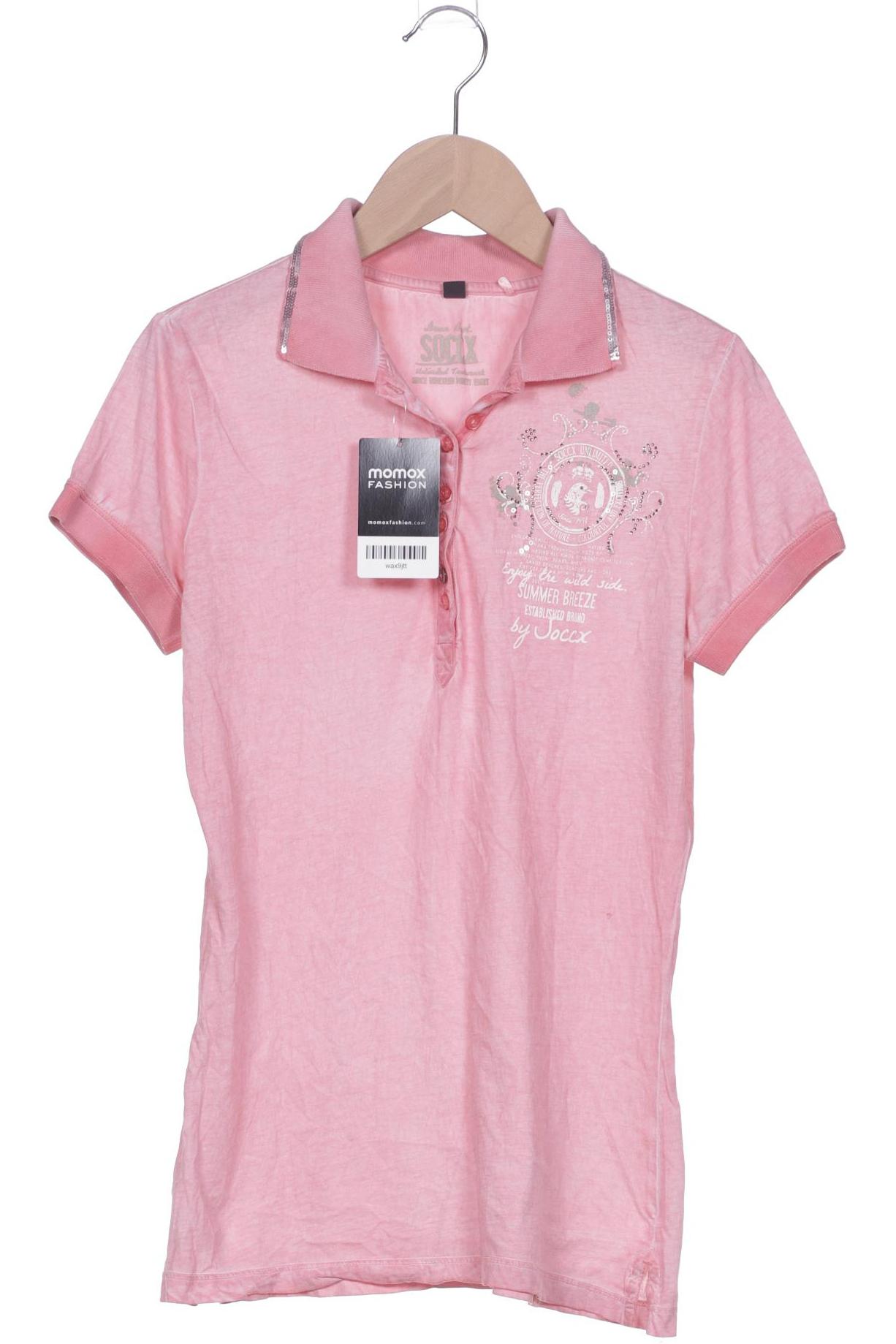 

Soccx Damen Poloshirt, pink, Gr. 36