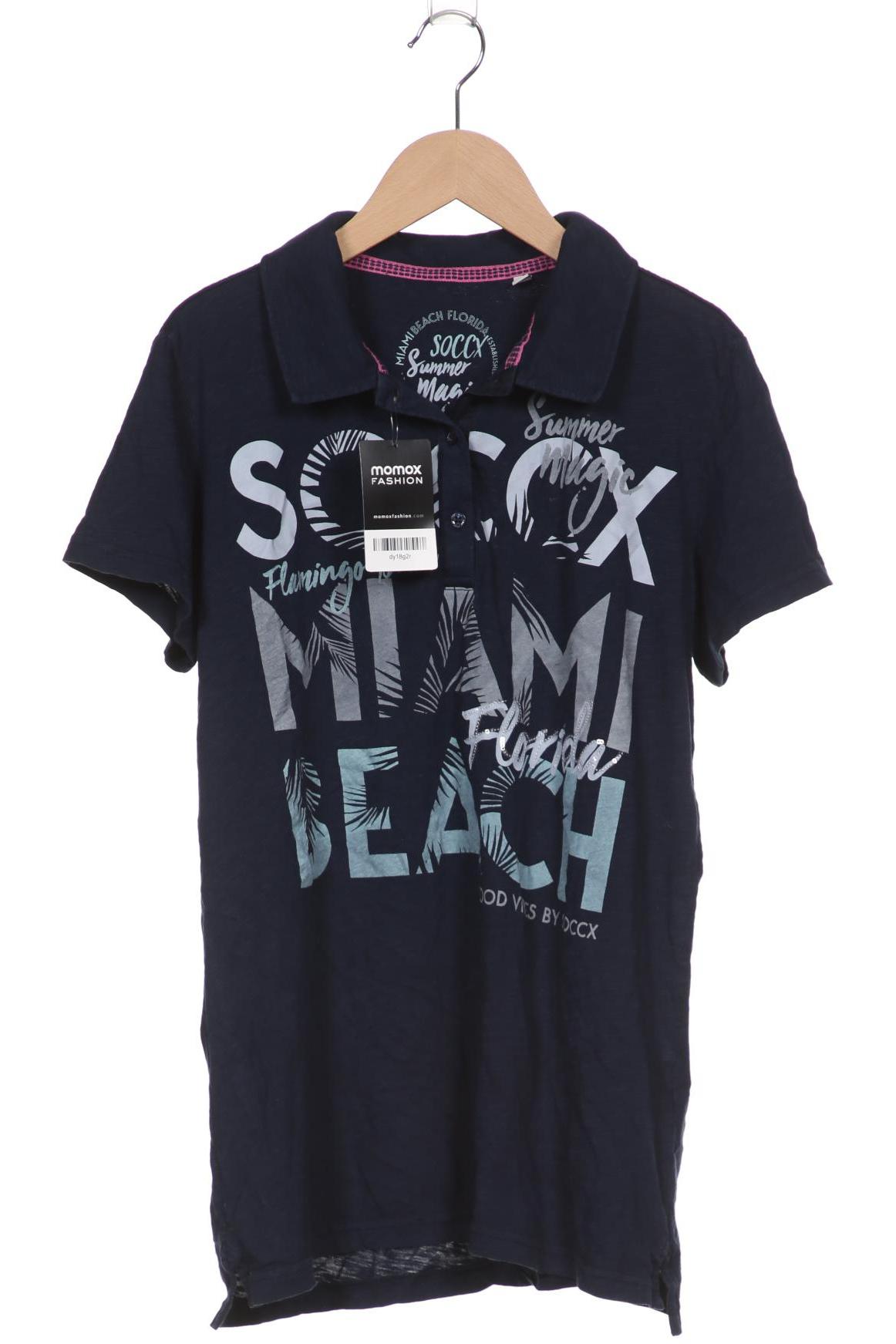 

Soccx Damen Poloshirt, marineblau, Gr. 42