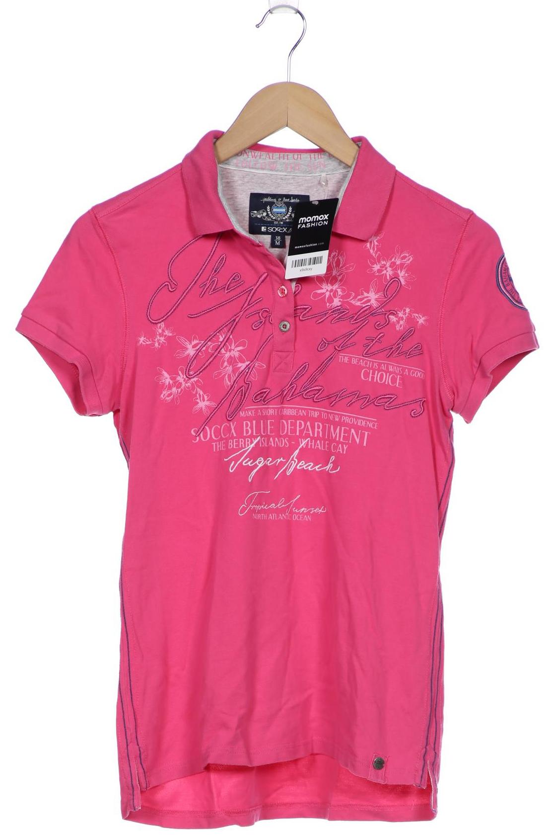 

SOCCX Damen Poloshirt, pink