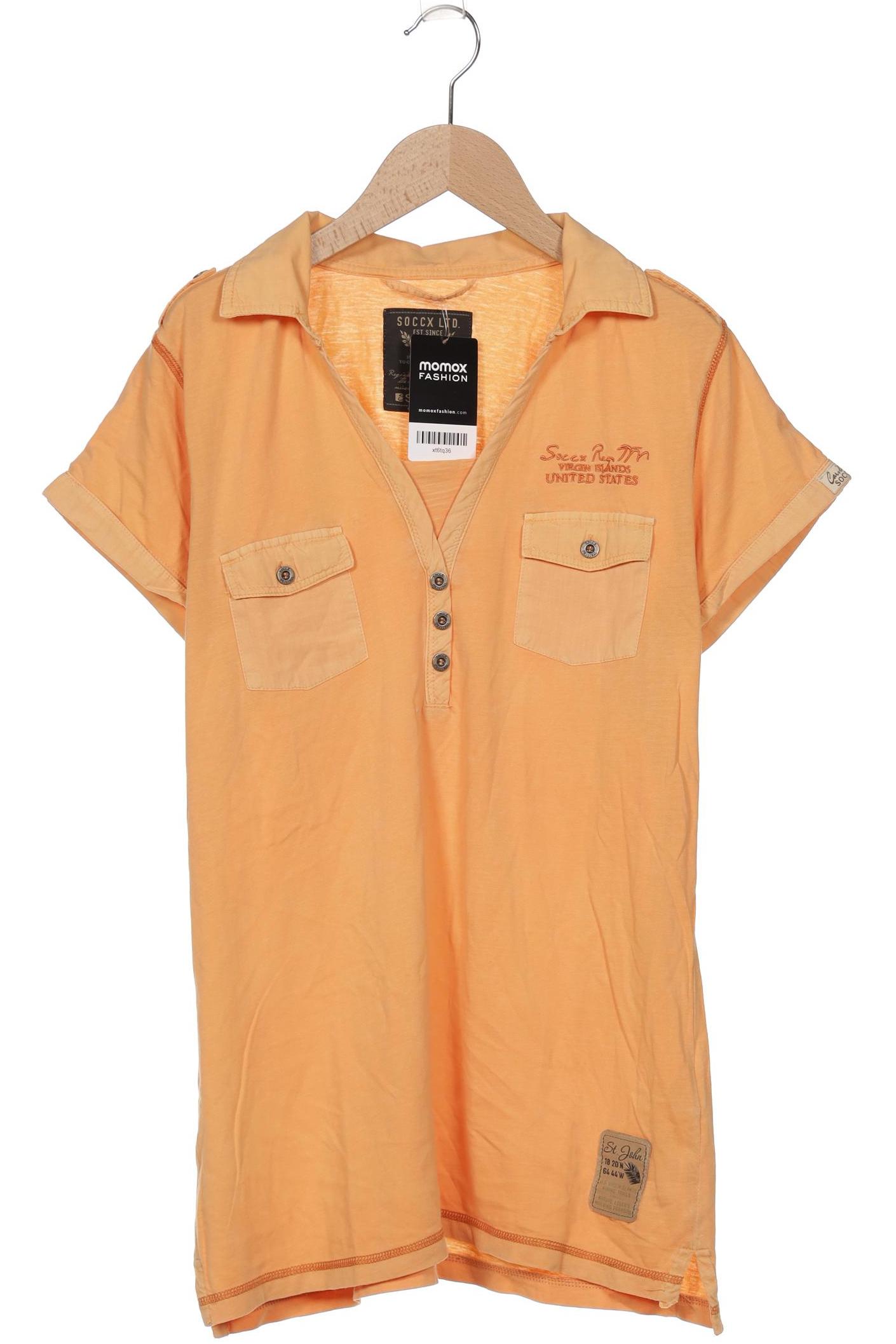 

Soccx Damen Poloshirt, orange, Gr. 42