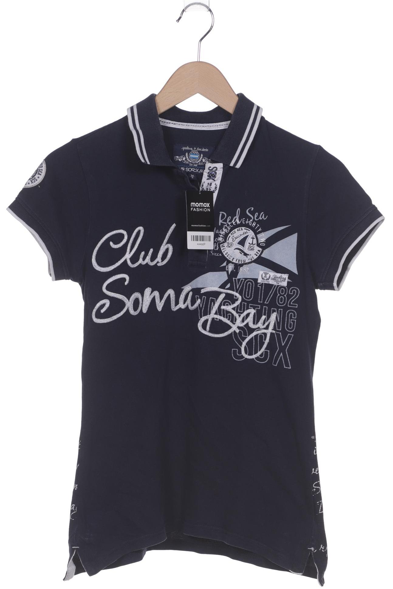 

Soccx Damen Poloshirt, marineblau, Gr. 36