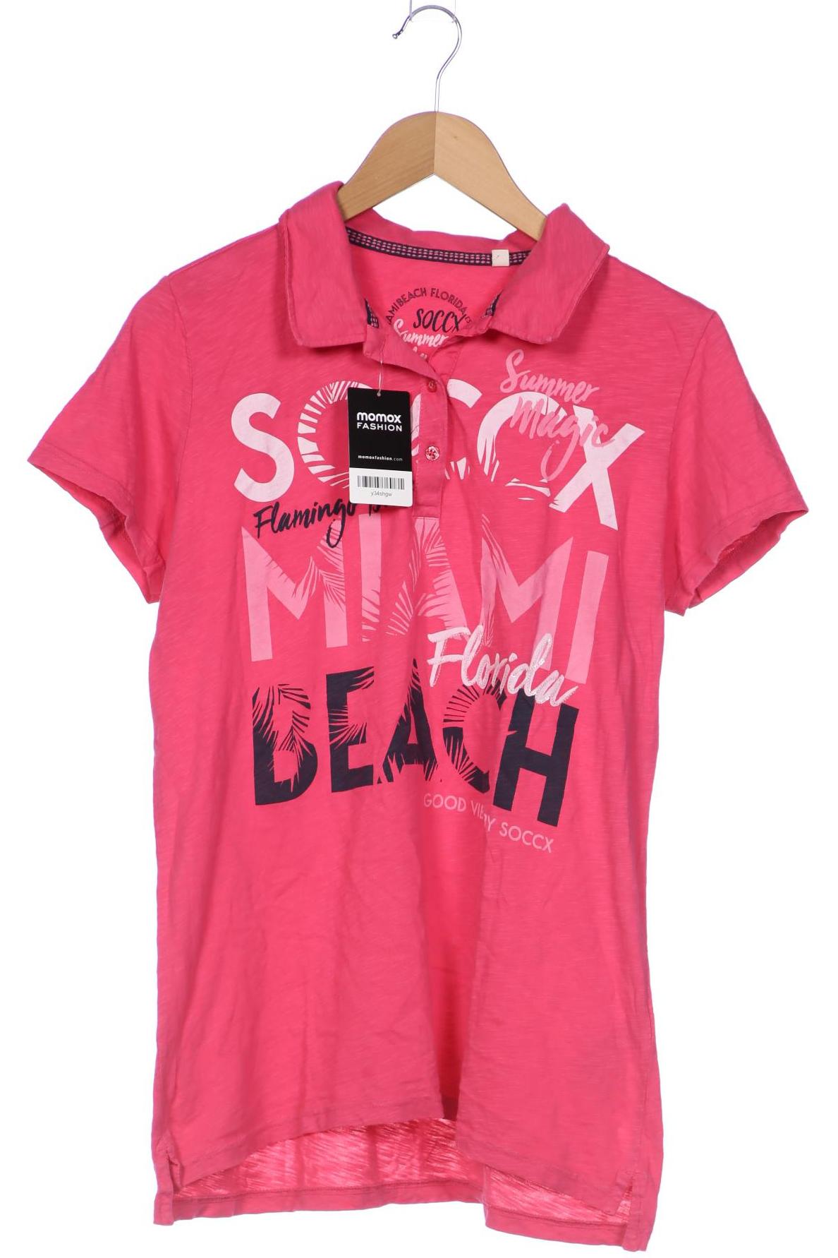 

Soccx Damen Poloshirt, pink, Gr. 42