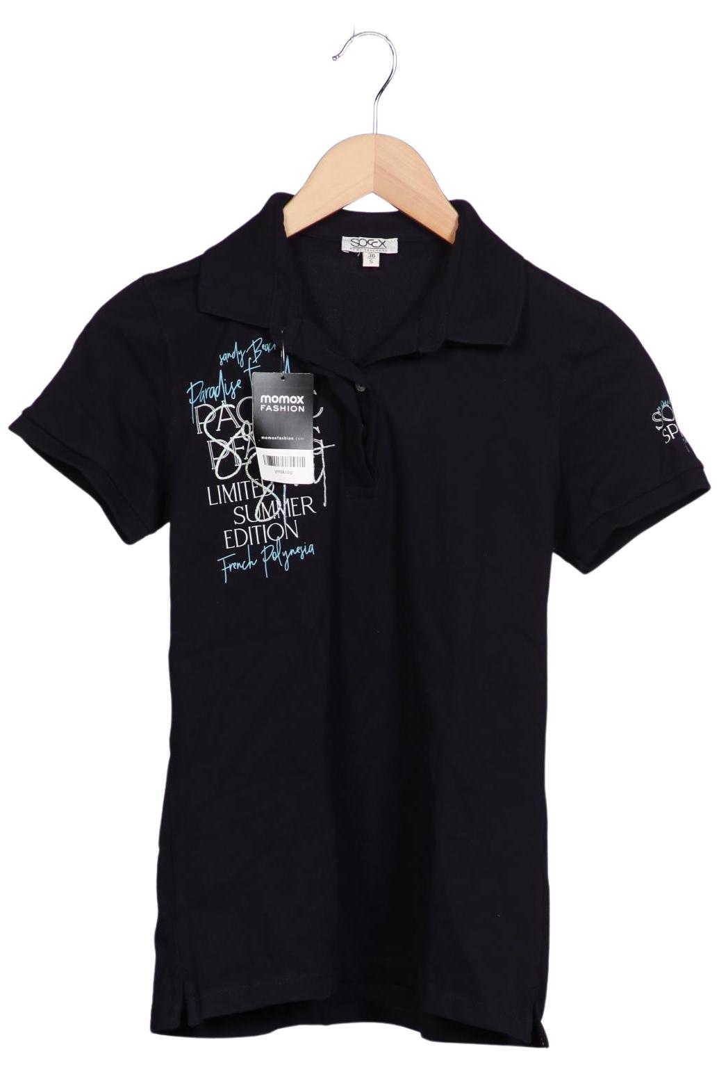 

Soccx Damen Poloshirt, marineblau, Gr. 36