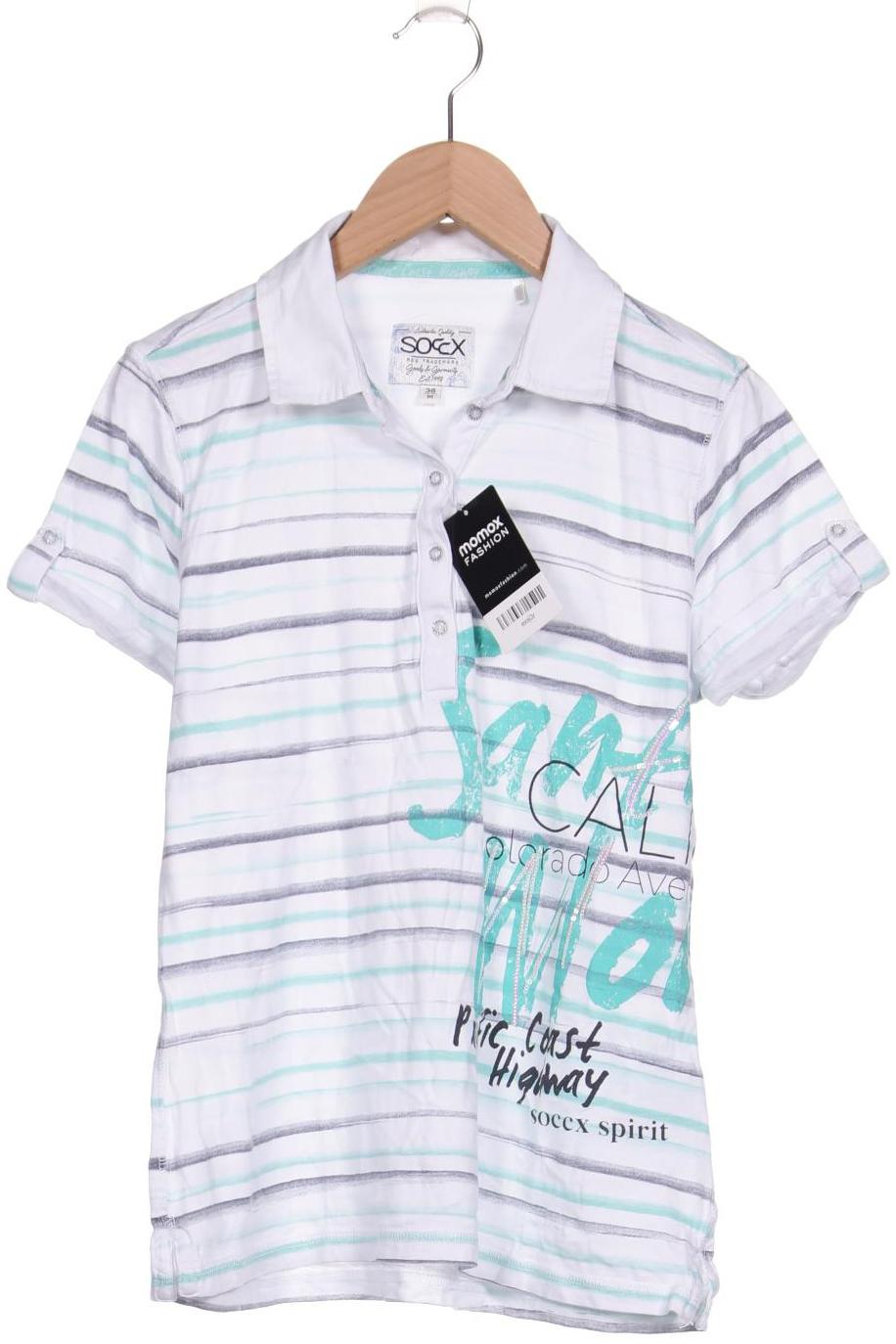 

SOCCX Damen Poloshirt, hellgrün