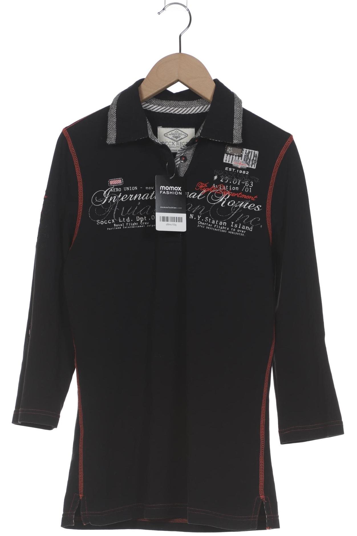 

Soccx Damen Poloshirt, schwarz, Gr. 36