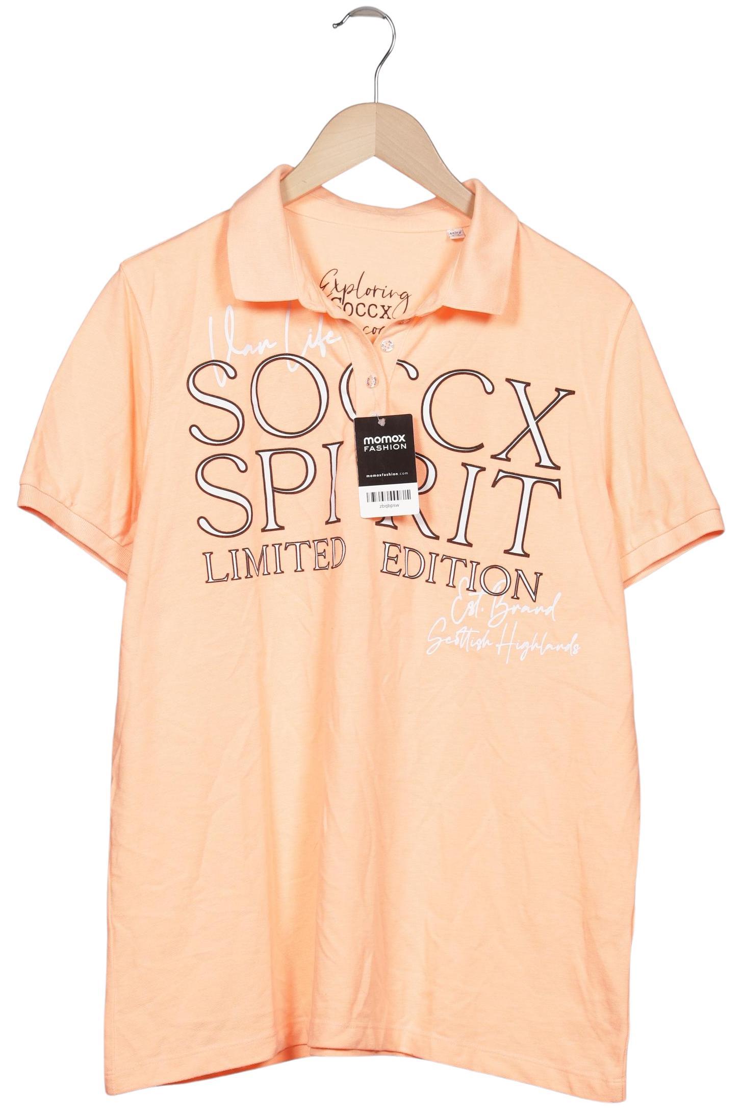 Thumbnail - Soccx Damen Poloshirt, neon, Gr. 46