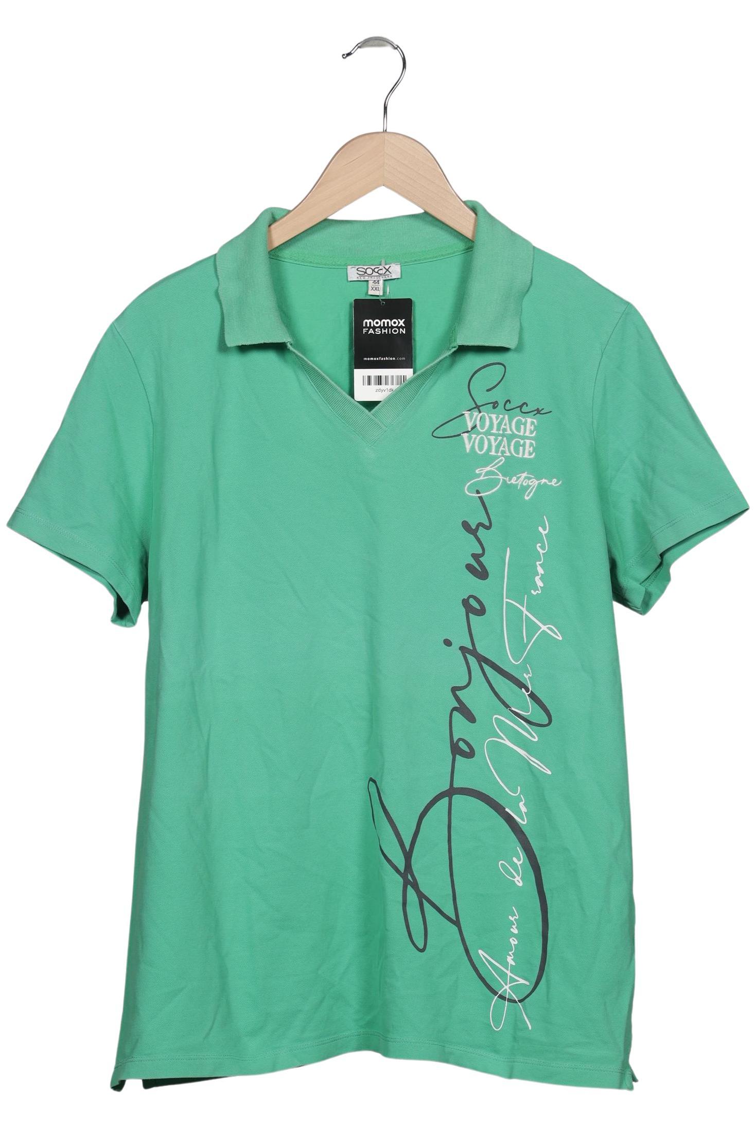 

Soccx Damen Poloshirt, grün, Gr. 44