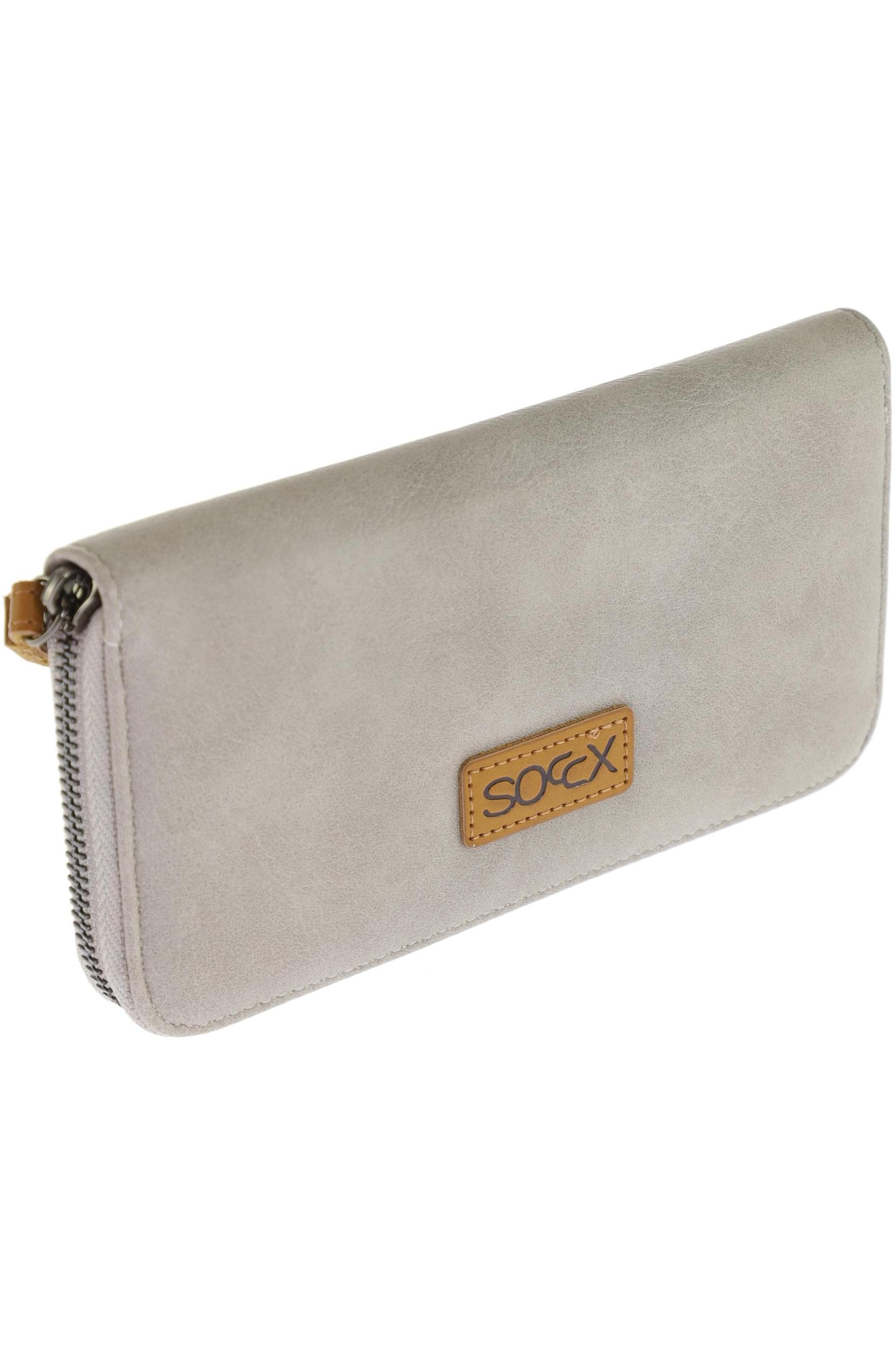 

Soccx Damen Portemonnaie, grau, Gr.