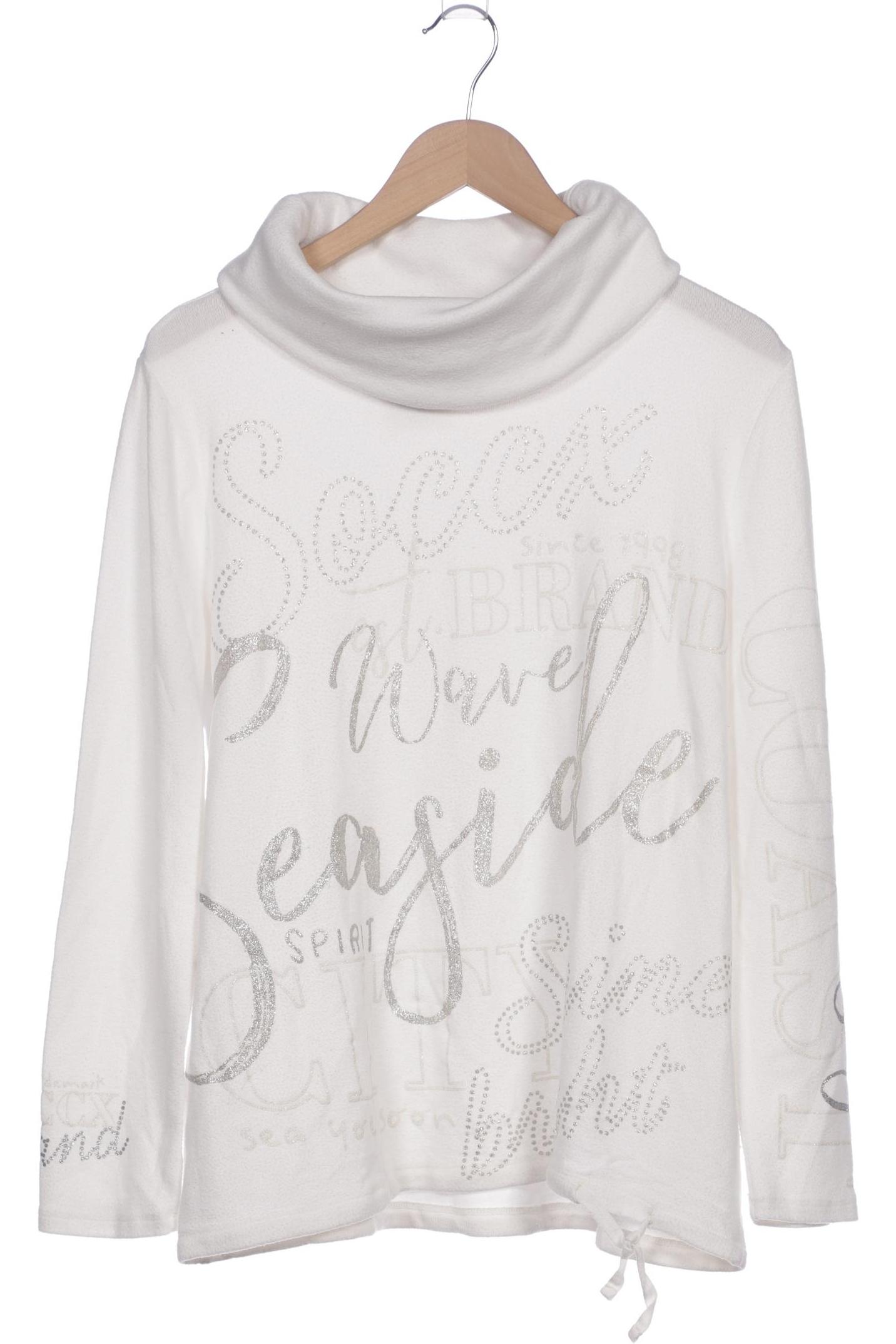

Soccx Damen Pullover, weiß, Gr. 40