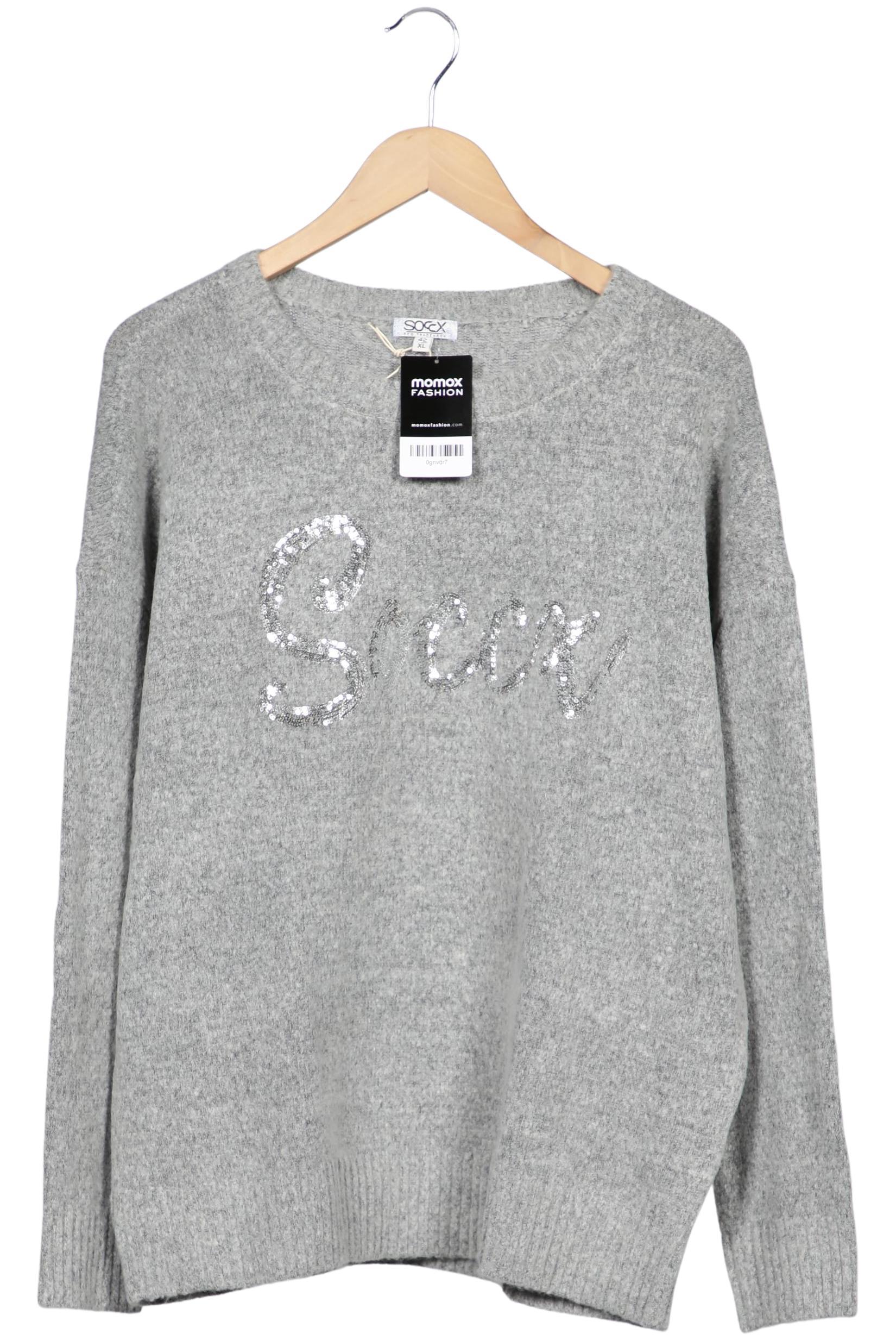 

Soccx Damen Pullover, grau, Gr. 42