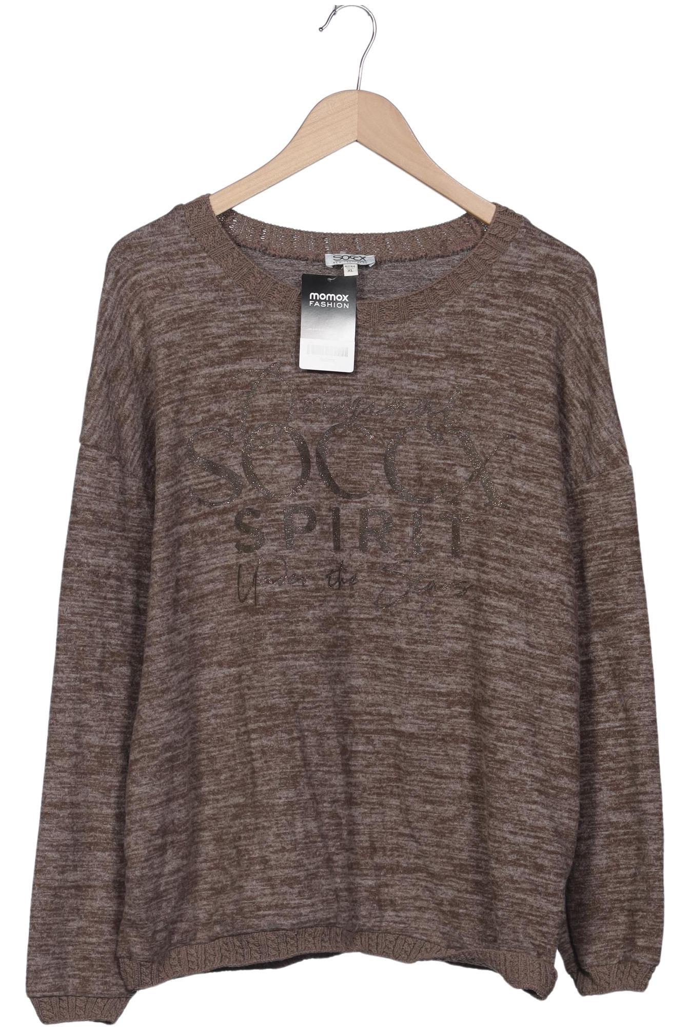 

Soccx Damen Pullover, braun, Gr. 44