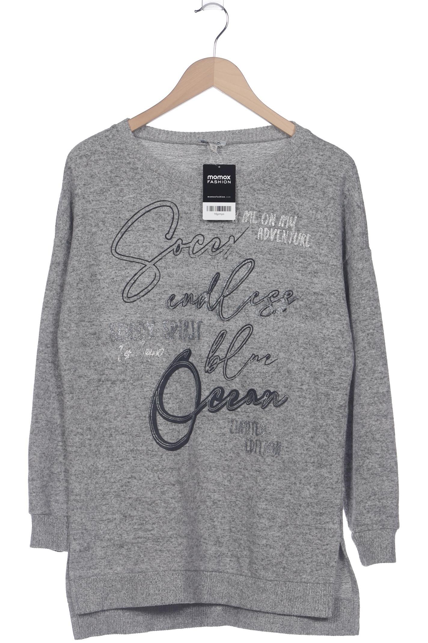 Thumbnail - Soccx Damen Pullover, grau, Gr. 36