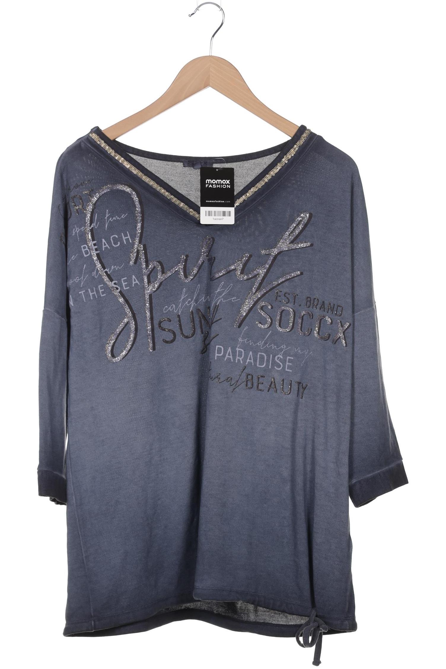 

Soccx Damen Pullover, blau, Gr. 44