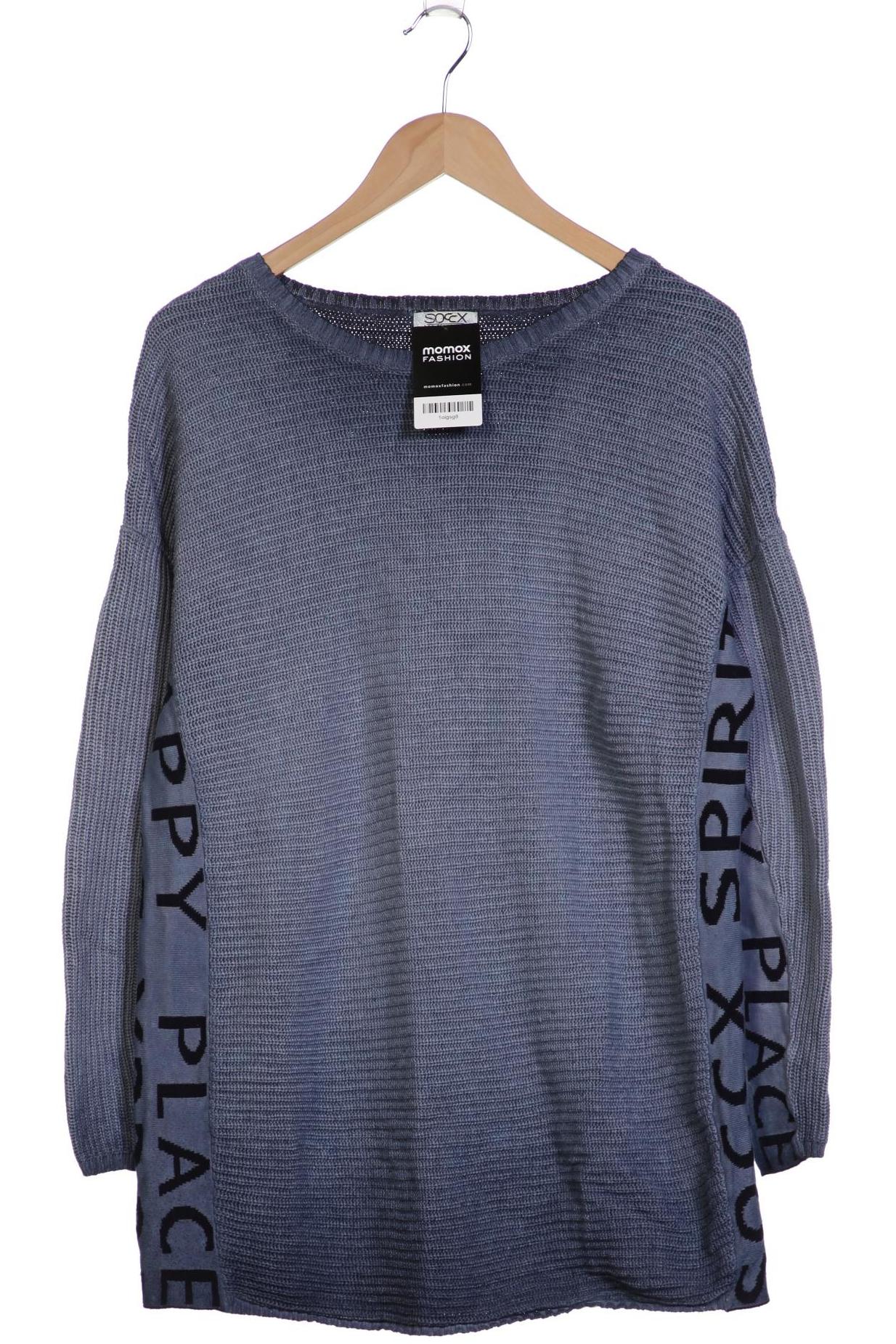 

Soccx Damen Pullover, blau, Gr. 40