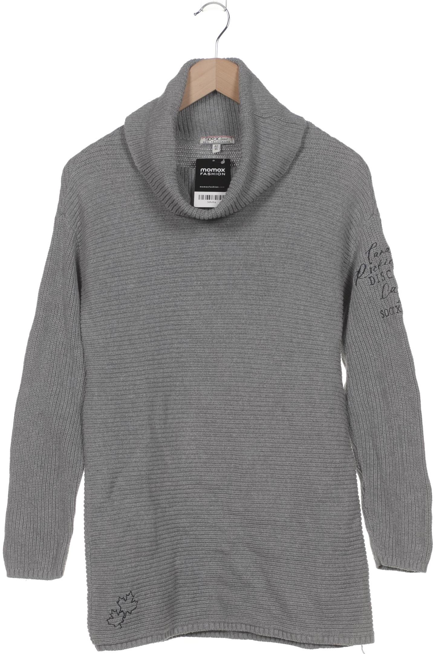 

Soccx Damen Pullover, grau, Gr. 42