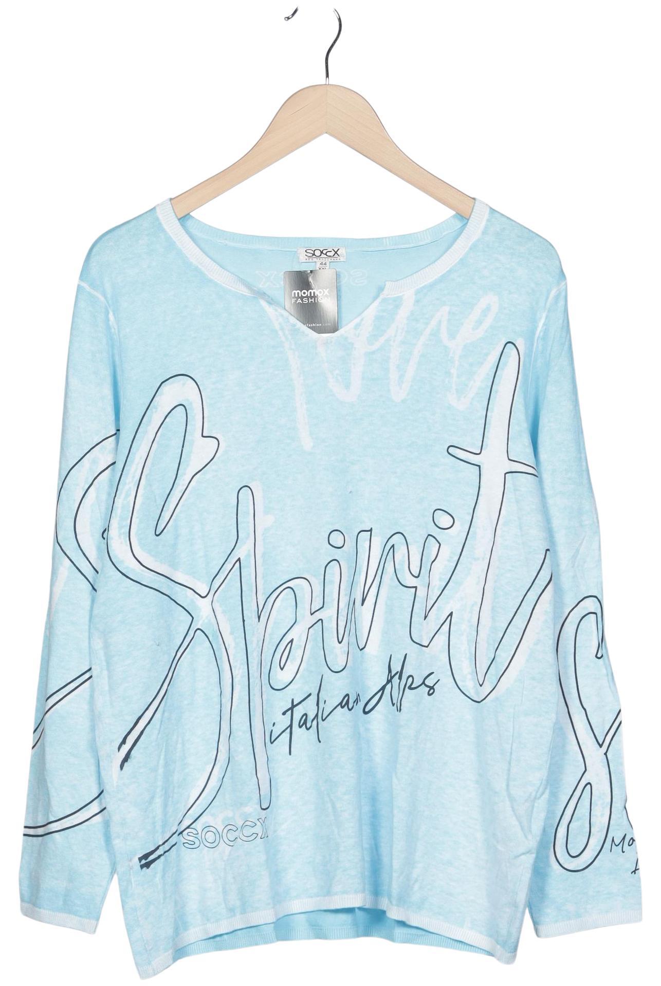 

Soccx Damen Pullover, hellblau, Gr. 44