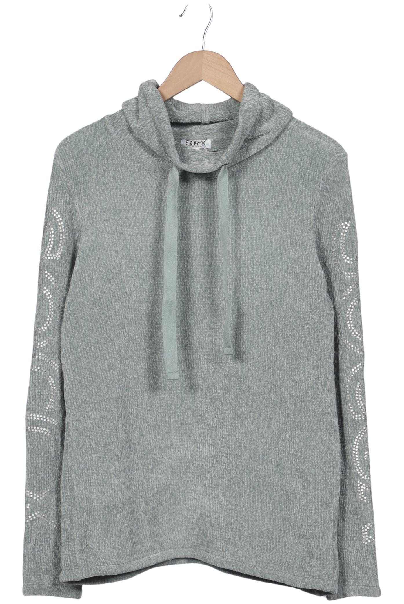 

Soccx Damen Pullover, grün, Gr. 40