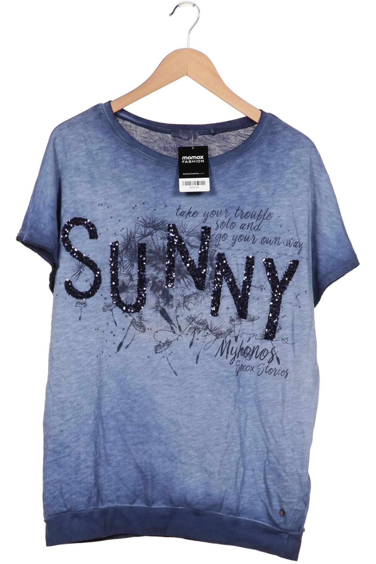 

SOCCX Damen Pullover, blau