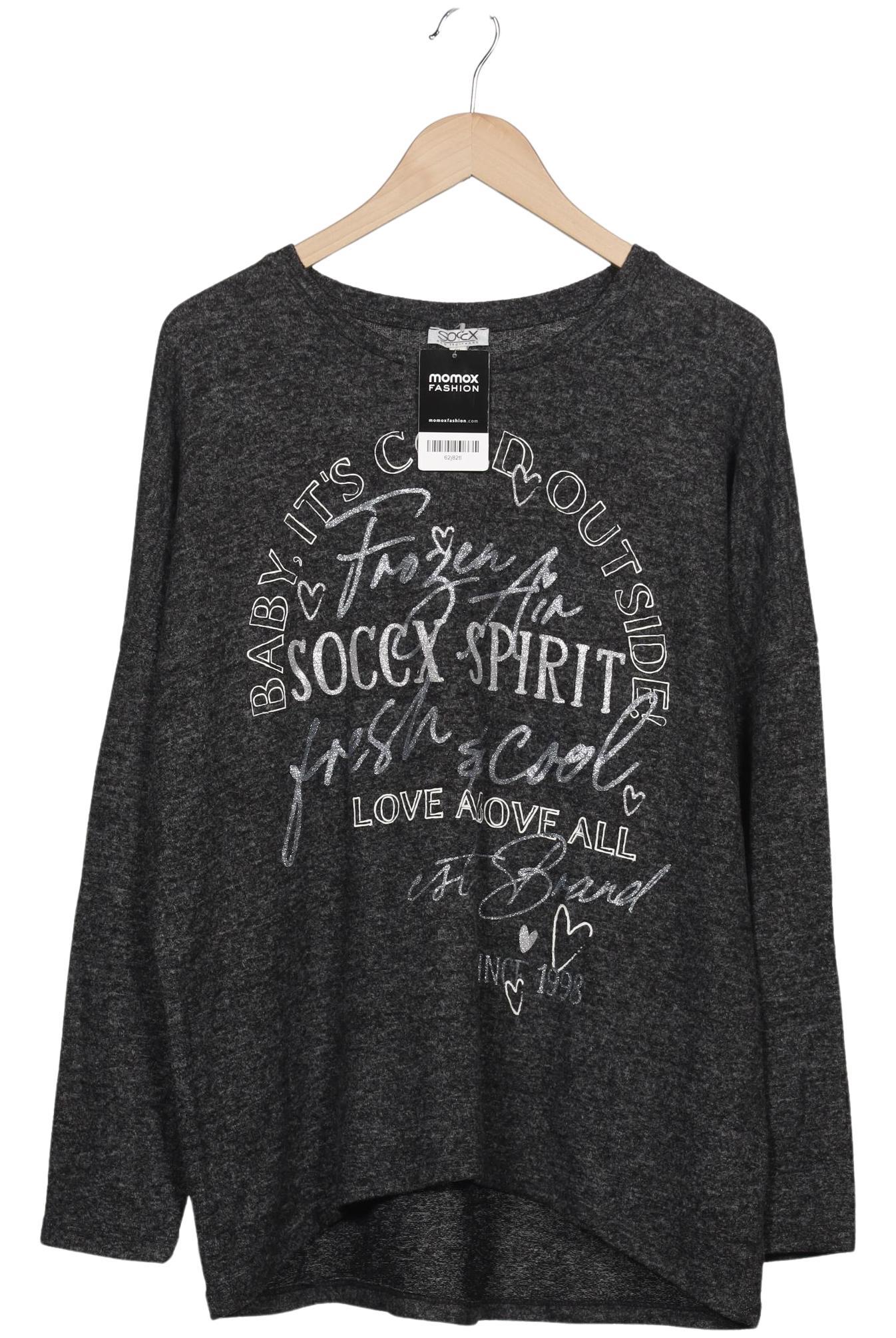 

Soccx Damen Pullover, grau, Gr. 44