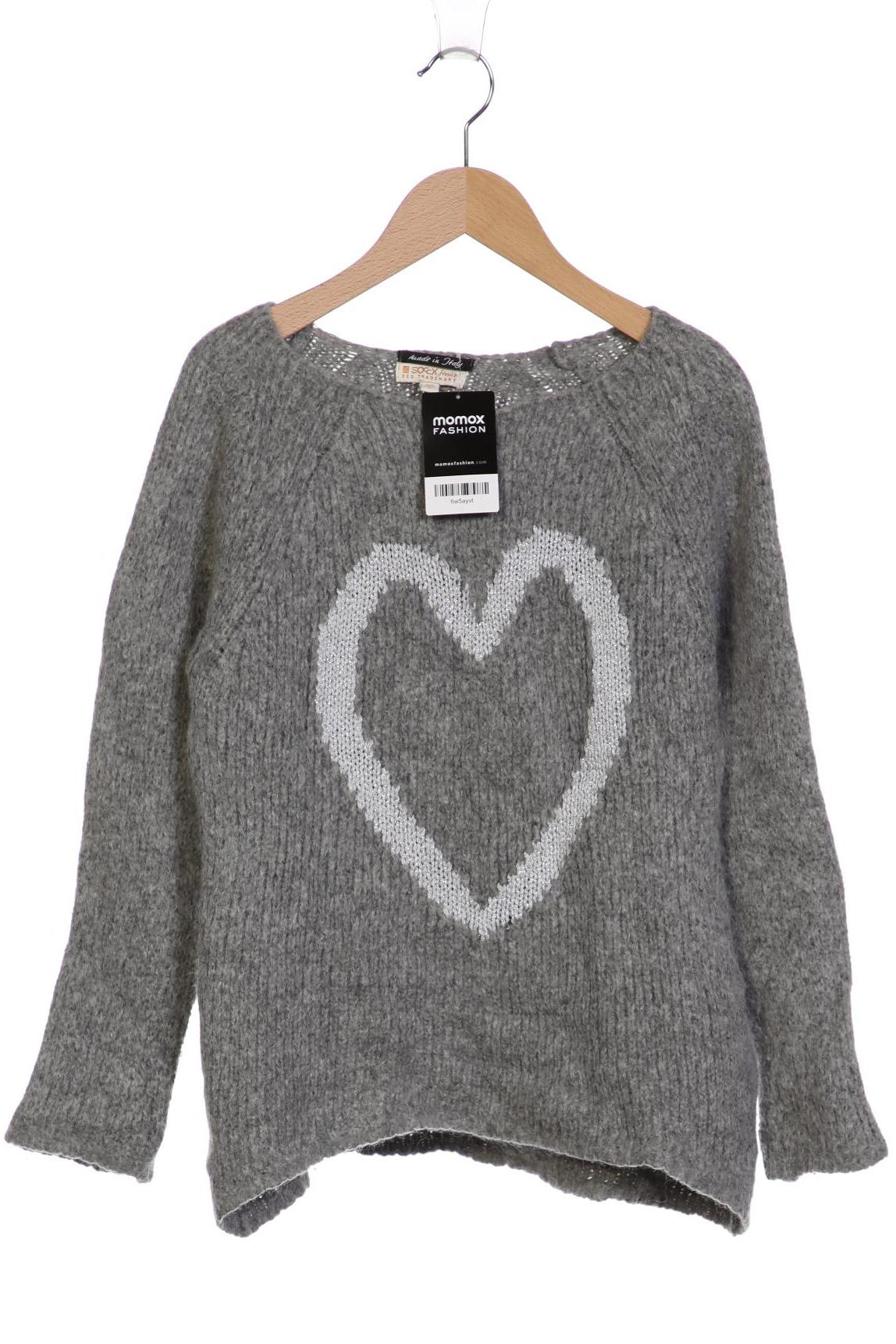 

Soccx Damen Pullover, grau, Gr. 40