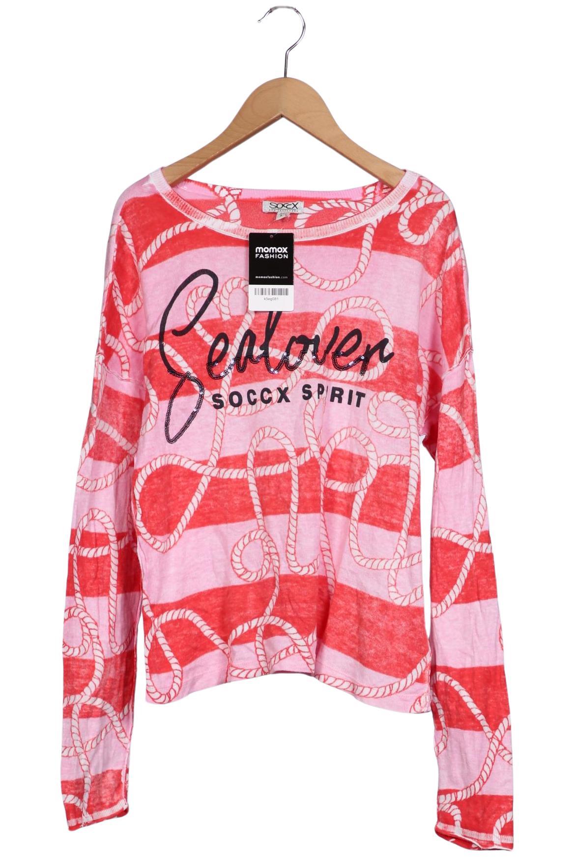 

Soccx Damen Pullover, pink, Gr. 36