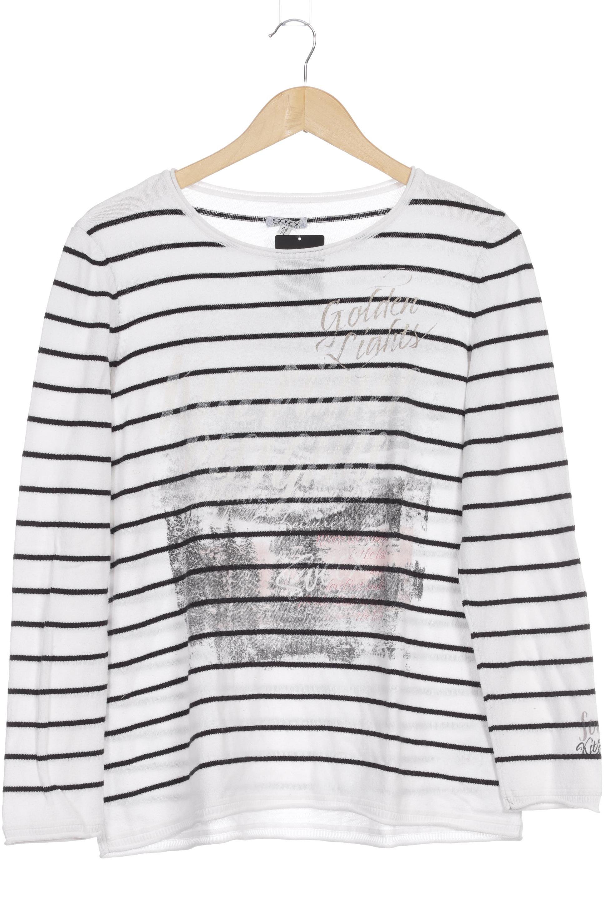 

Soccx Damen Pullover, weiß, Gr. 42