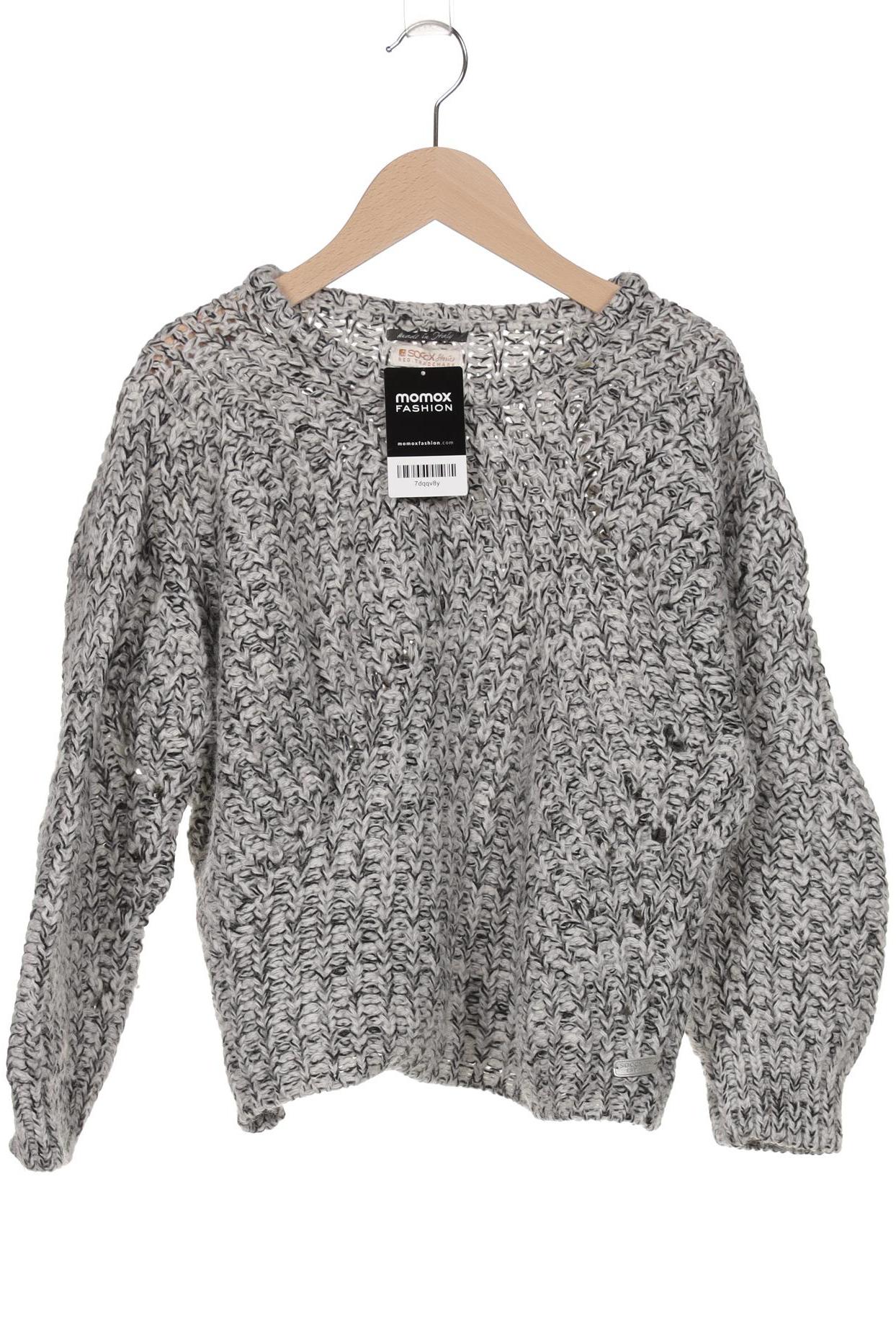 

Soccx Damen Pullover, grau, Gr. 36
