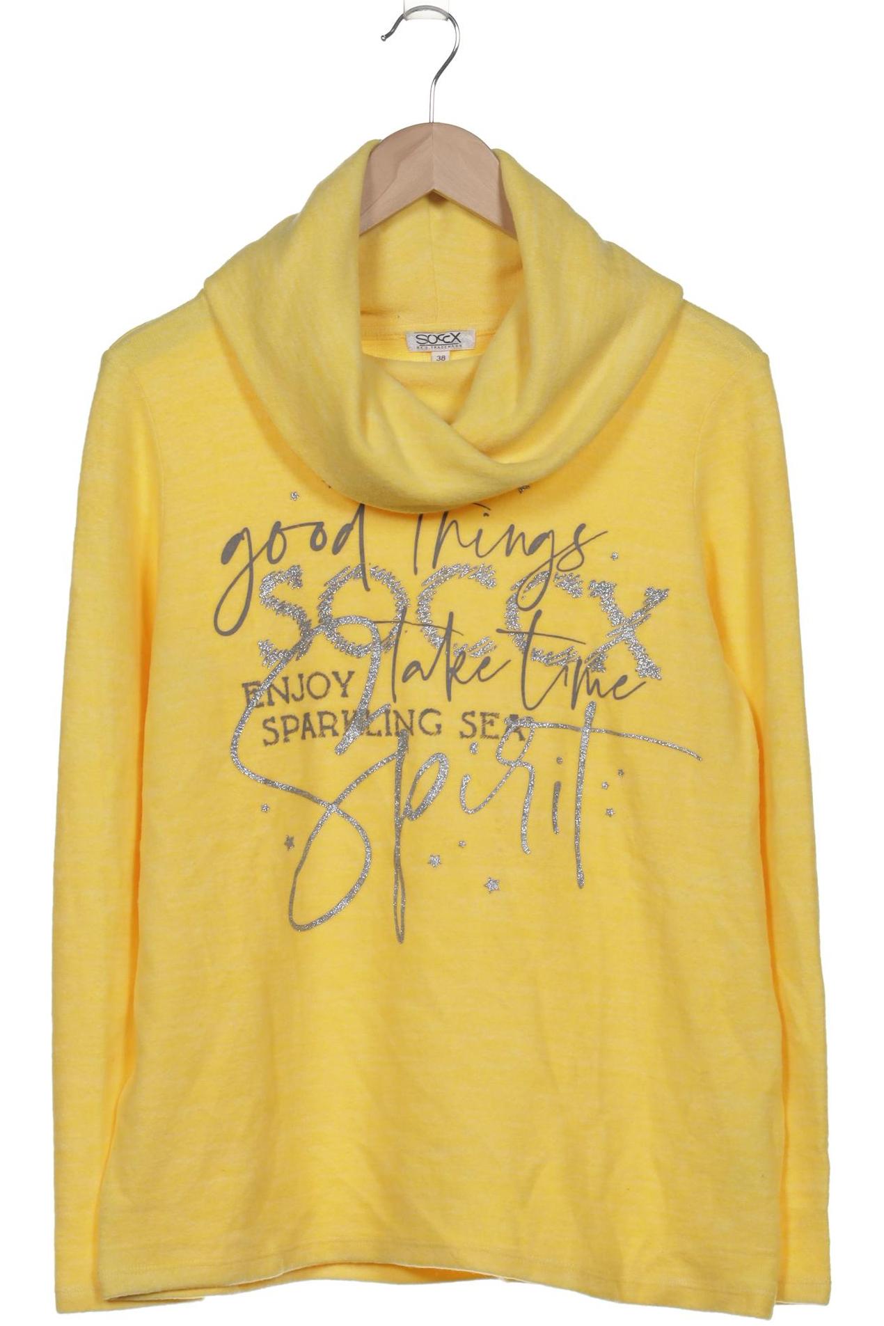Thumbnail - Soccx Damen Pullover, gelb, Gr. 38